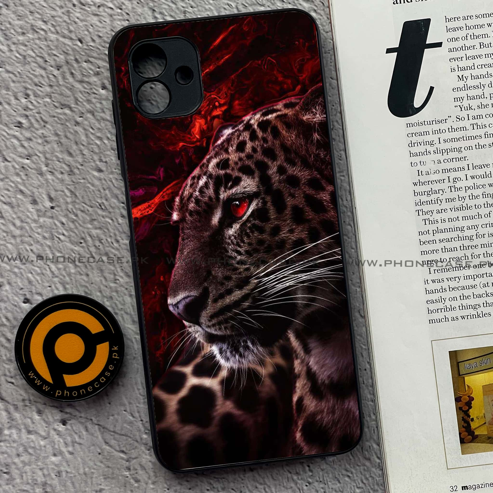 Samsung Galaxy A04 - Tiger Art Series - Premium Printed Metal soft Bumper shock Proof Case