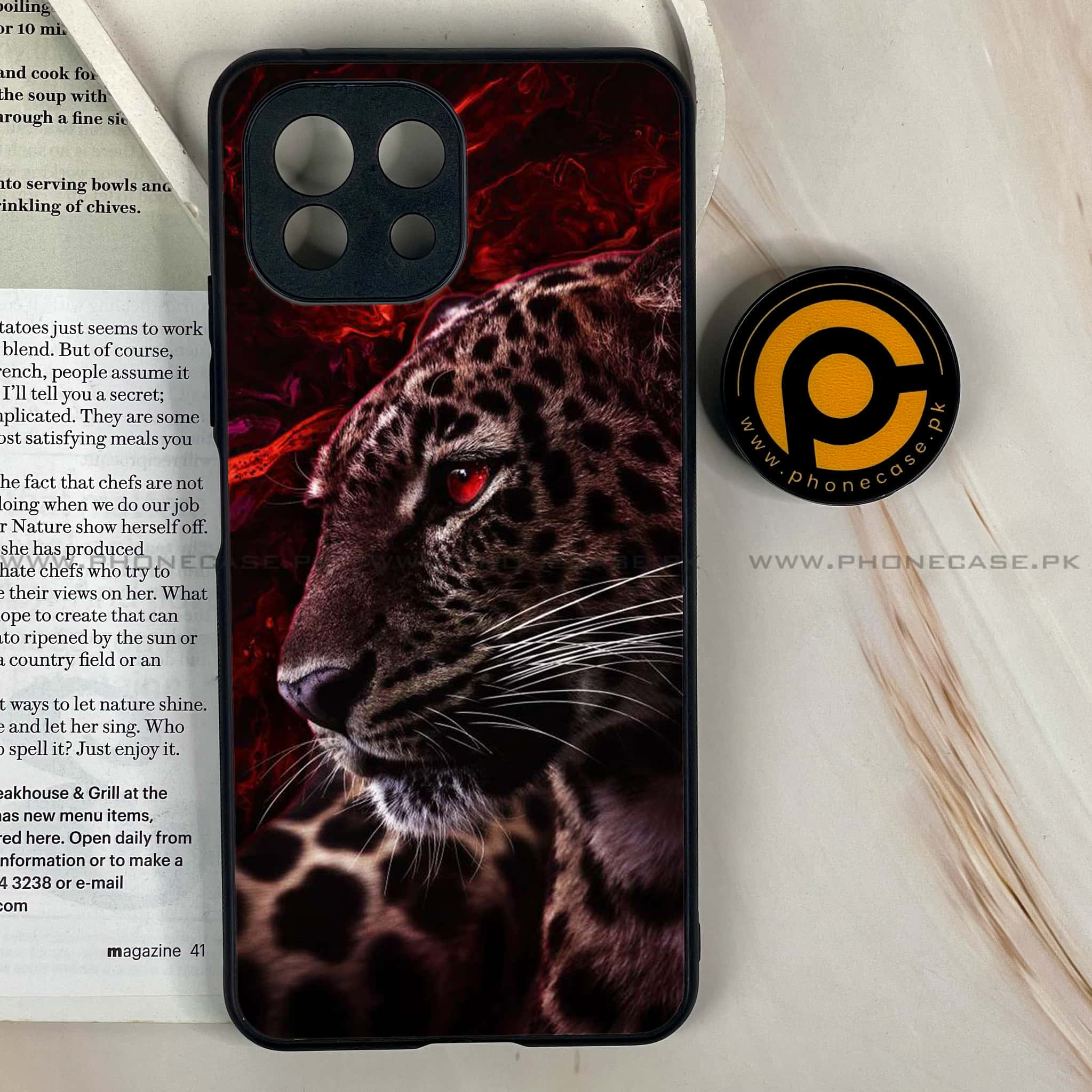 Mi 11 Lite - Tiger Art Series - Premium Printed Glass soft Bumper shock Proof Case