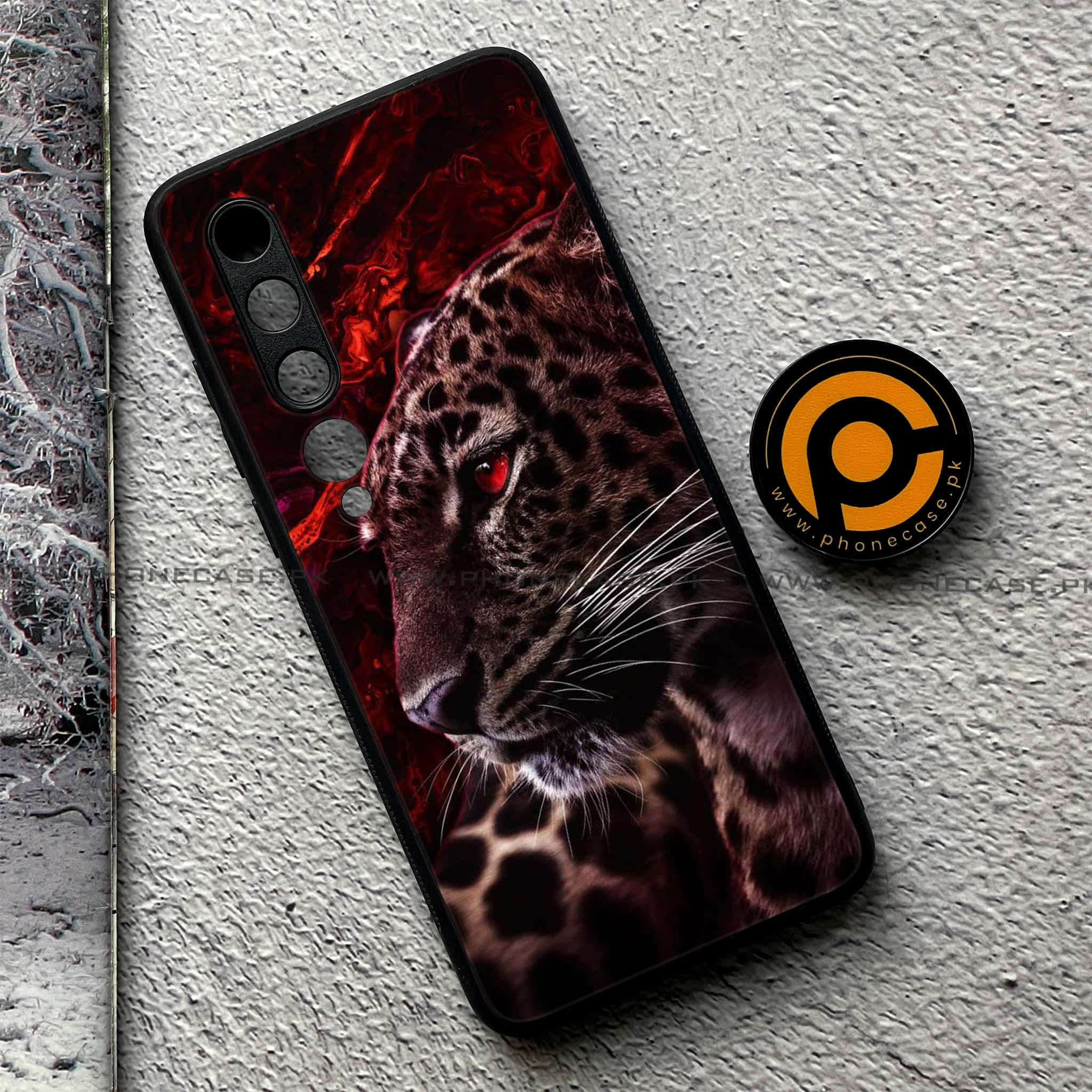 Xiaomi Mi 10 - Tiger Series - Premium Printed Glass soft Bumper shock Proof Case