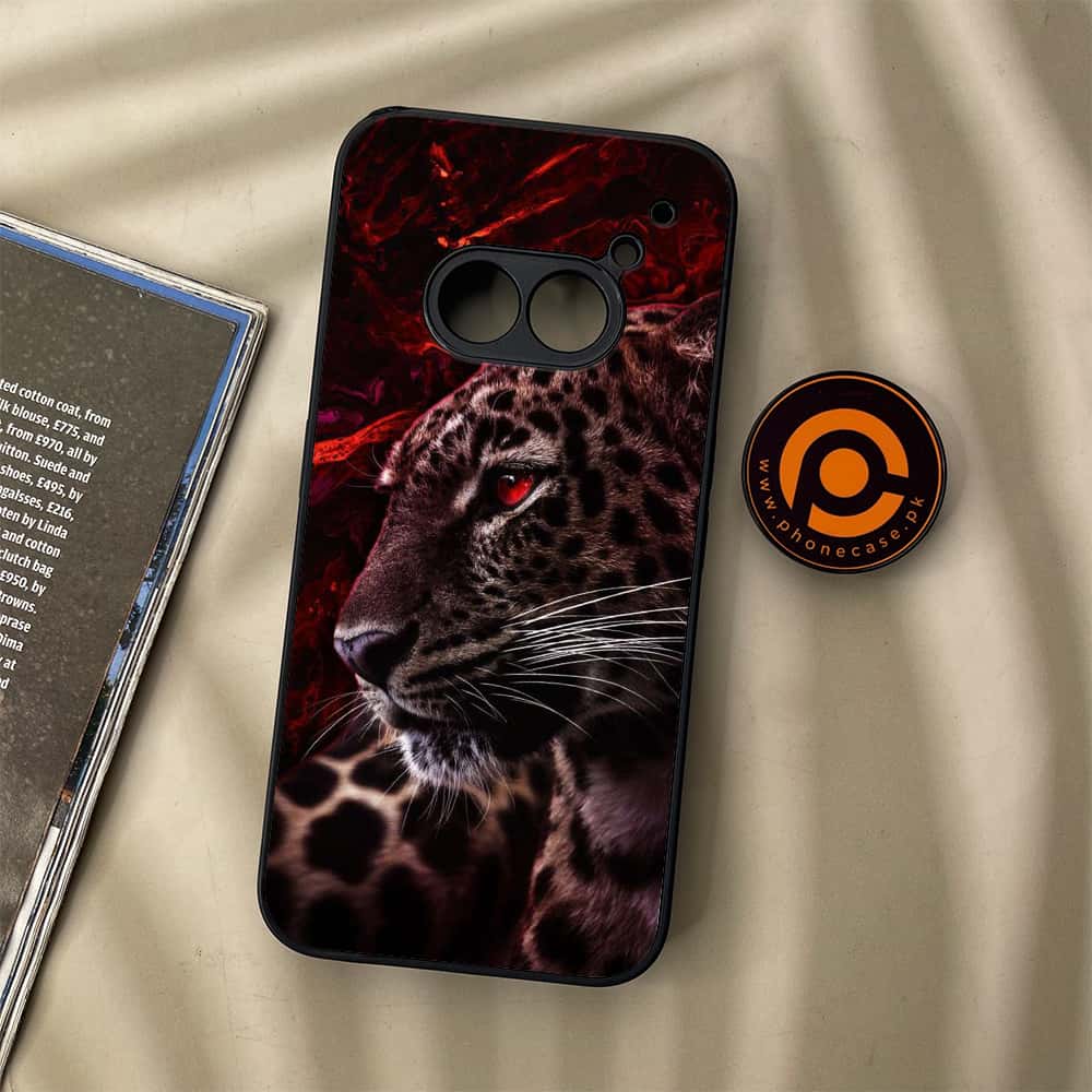 Nothing Phone (2a) - Tiger Series - Premium Metal Printed soft Bumper Shock Proof Case