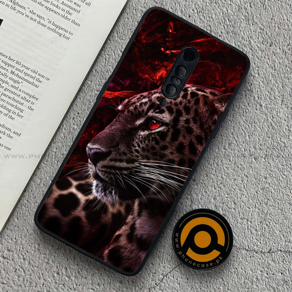OnePlus 7 Pro - Tiger Art Design 5 - Premium Metal Printed soft Bumper Shock Proof Case CS-20664