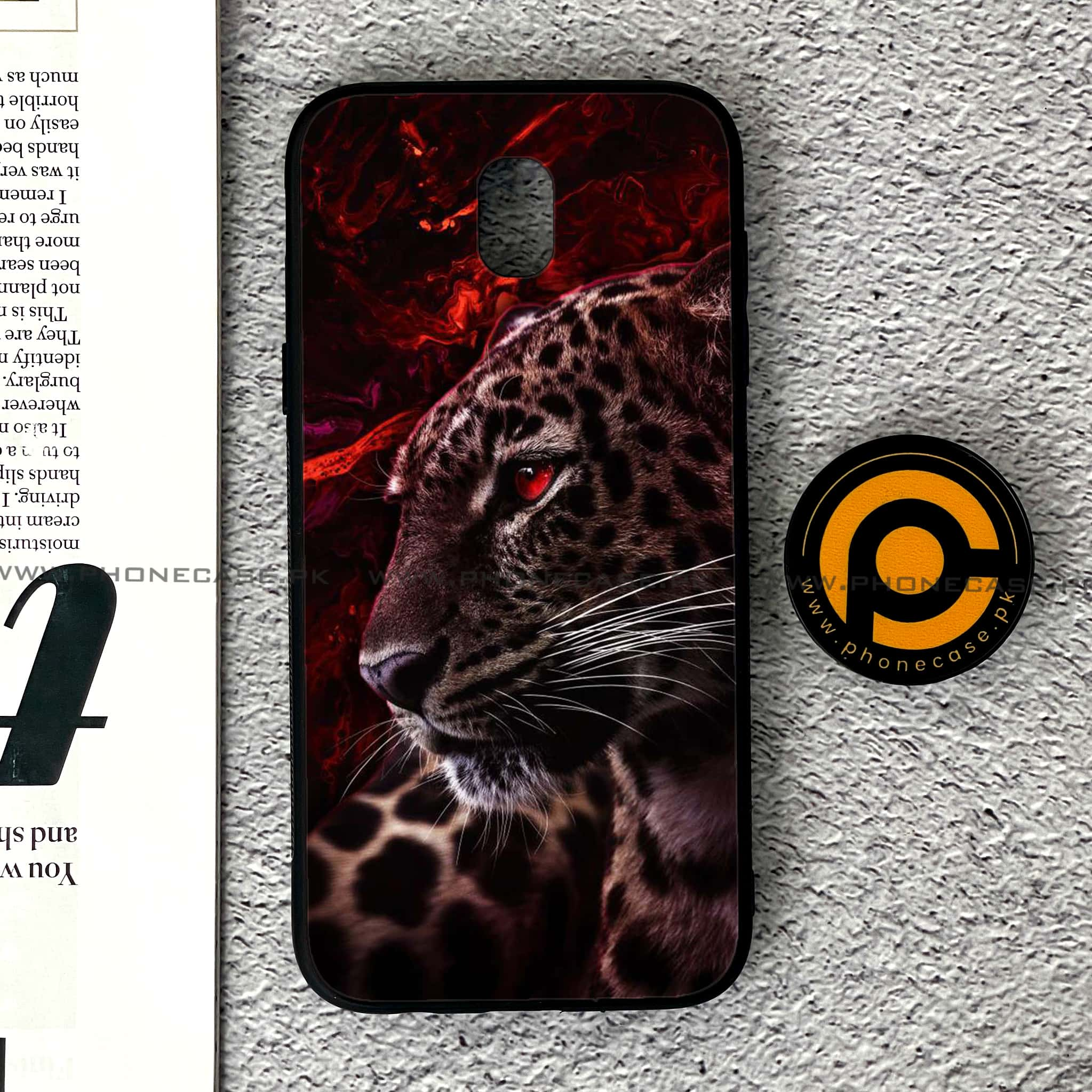 Samsung Galaxy J5 Pro 2017 - Tiger Series - Premium Printed Metal soft Bumper shock Proof Case