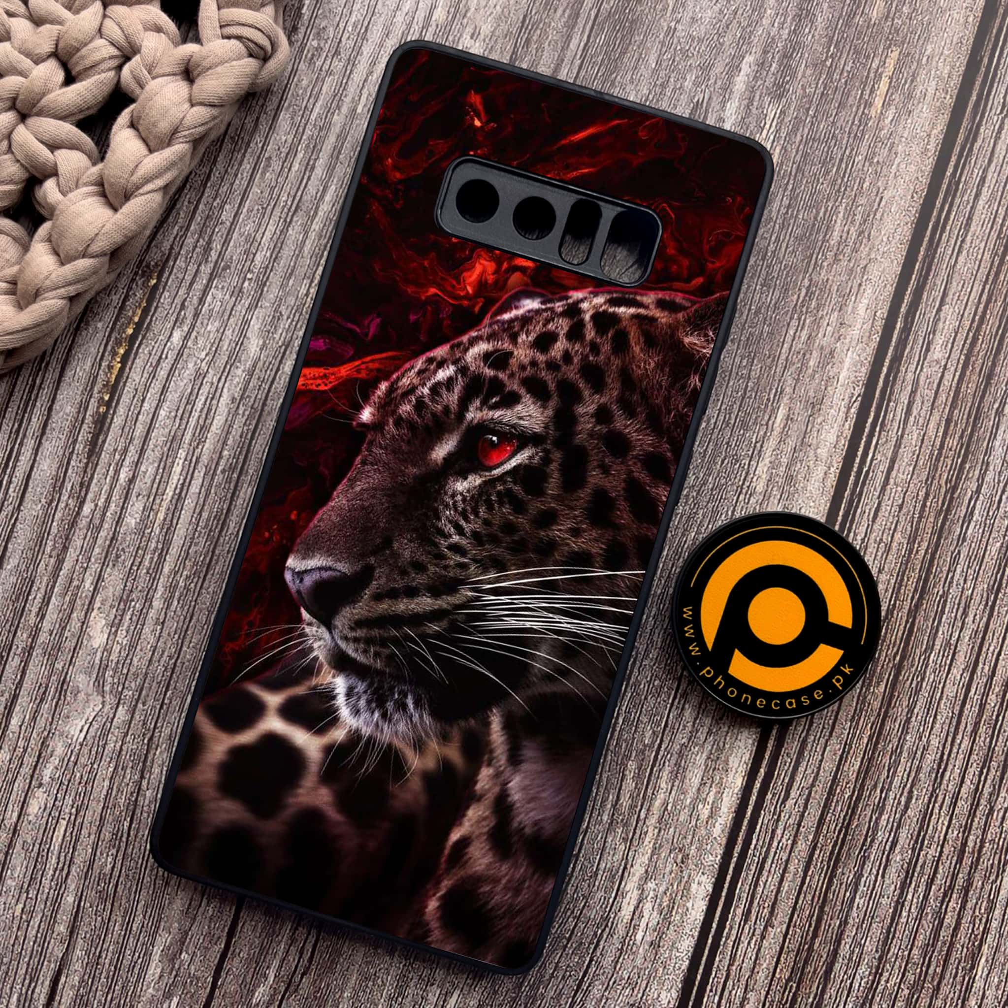 Samsung Galaxy Note 8 Tiger Art  Series Premium Metal Printed soft Bumper shock Proof Case