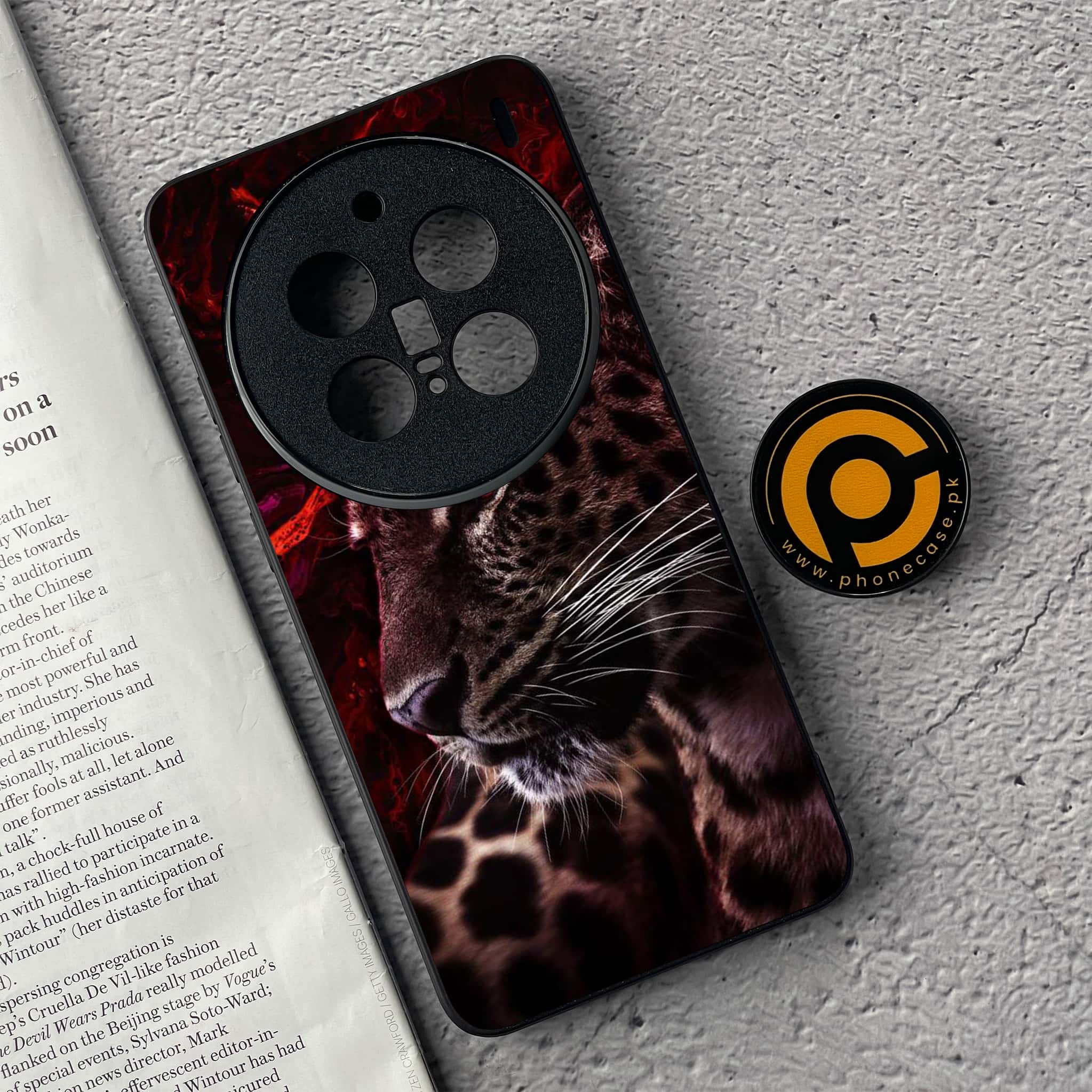 Vivo X200 Pro - Tiger Series - Premium Metal  Printed soft Bumper shock Proof Case