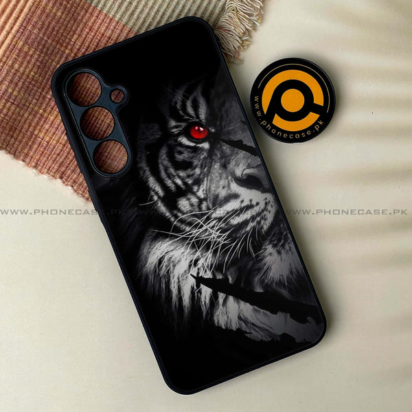 Samsung Galaxy A04s - Tiger Art Design 7  - Premium Printed Glass soft Bumper shock Proof Case  CS-36367