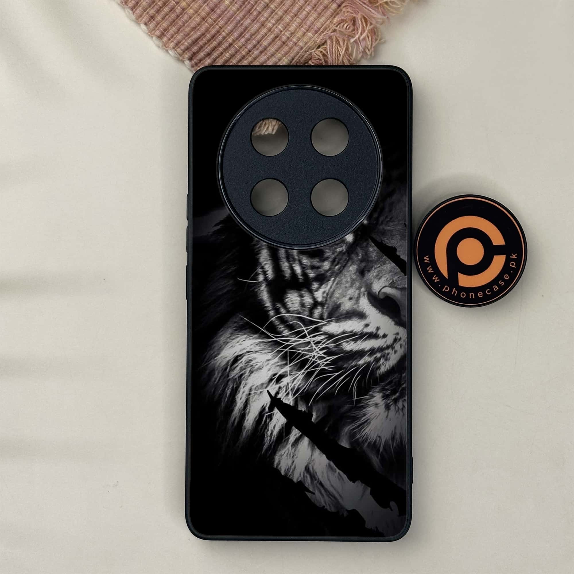 Honor X9c 5G - Tiger Series - Premium Metal Printed soft Bumper shock Proof Case