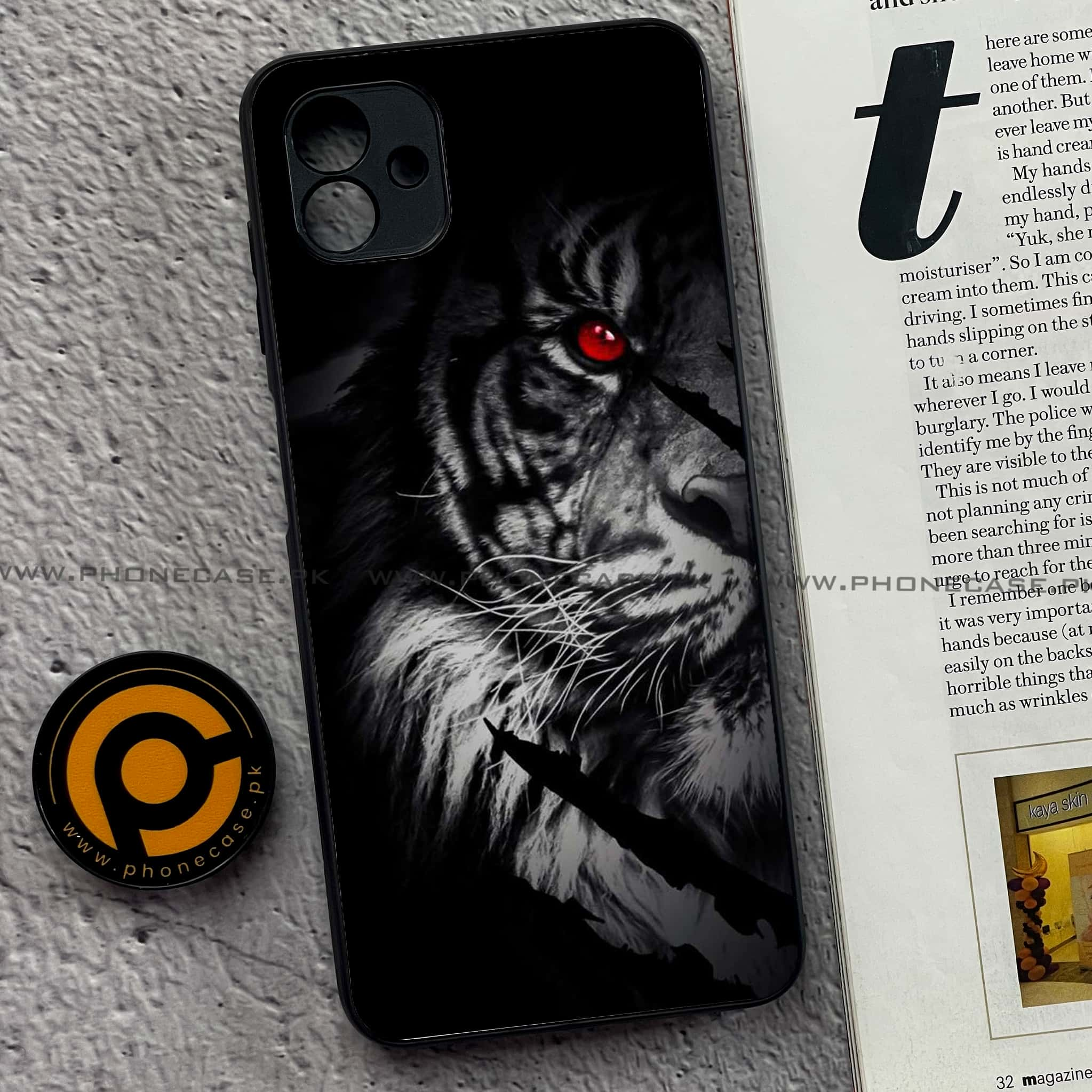 Samsung Galaxy A04 - Tiger Art Series - Premium Printed Metal soft Bumper shock Proof Case