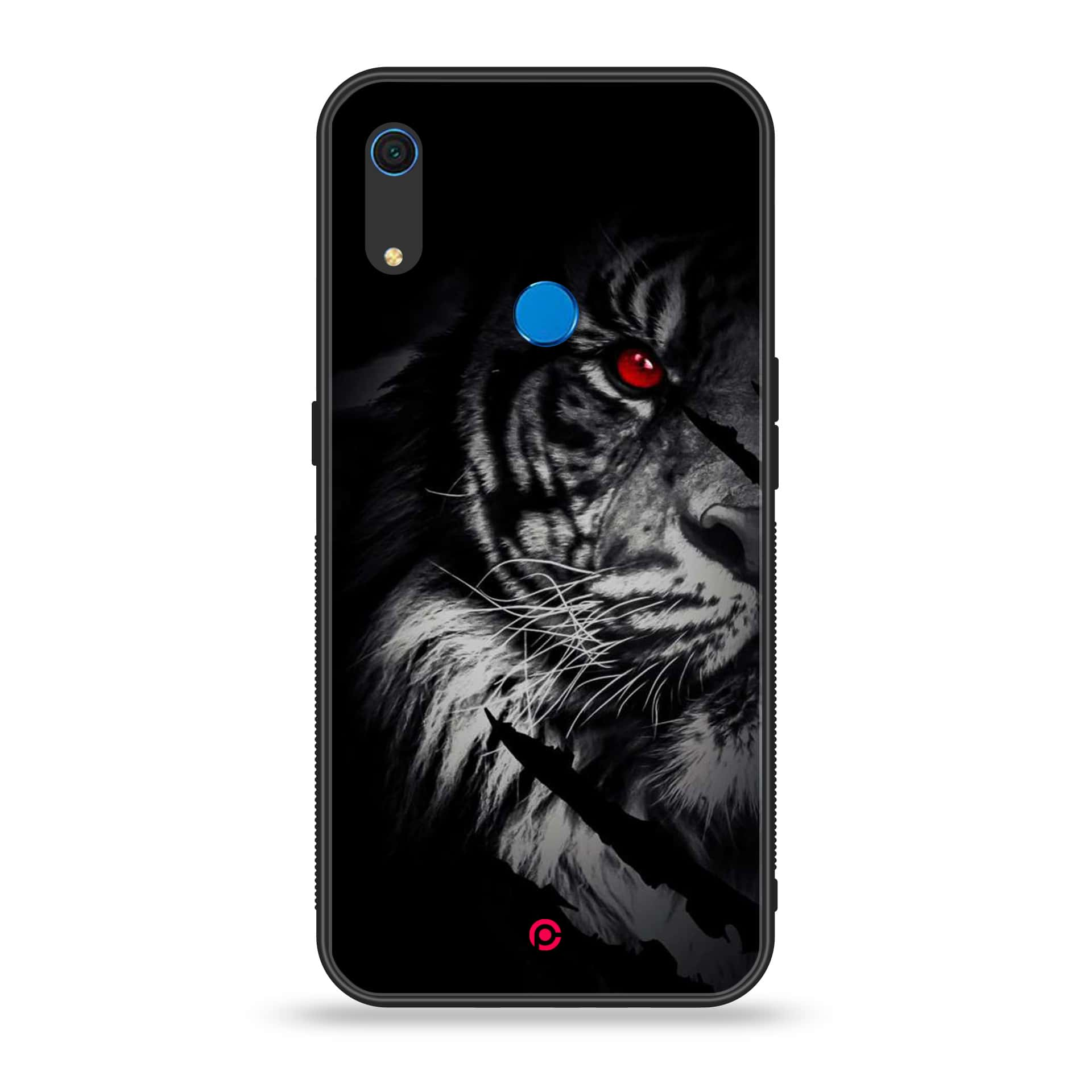 Huawei Y6s - Tiger Series - Premium Printed Metal soft Bumper shock Proof Case