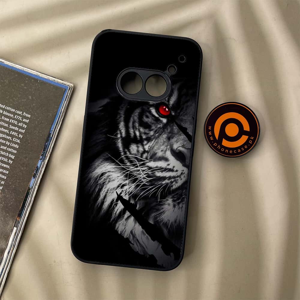 Nothing Phone (2a) - Tiger Series - Premium Metal Printed soft Bumper Shock Proof Case