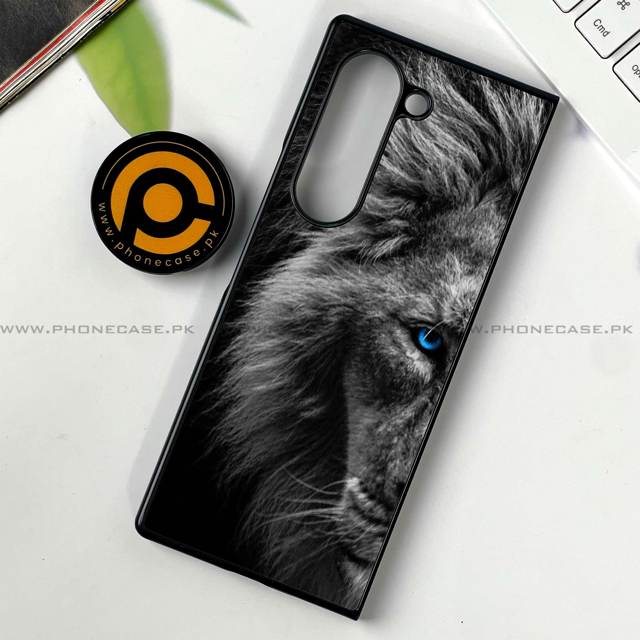 Samsung Galaxy Z Fold 6 - Tiger Series - Premium Printed Metal soft Bumper shock Proof Case