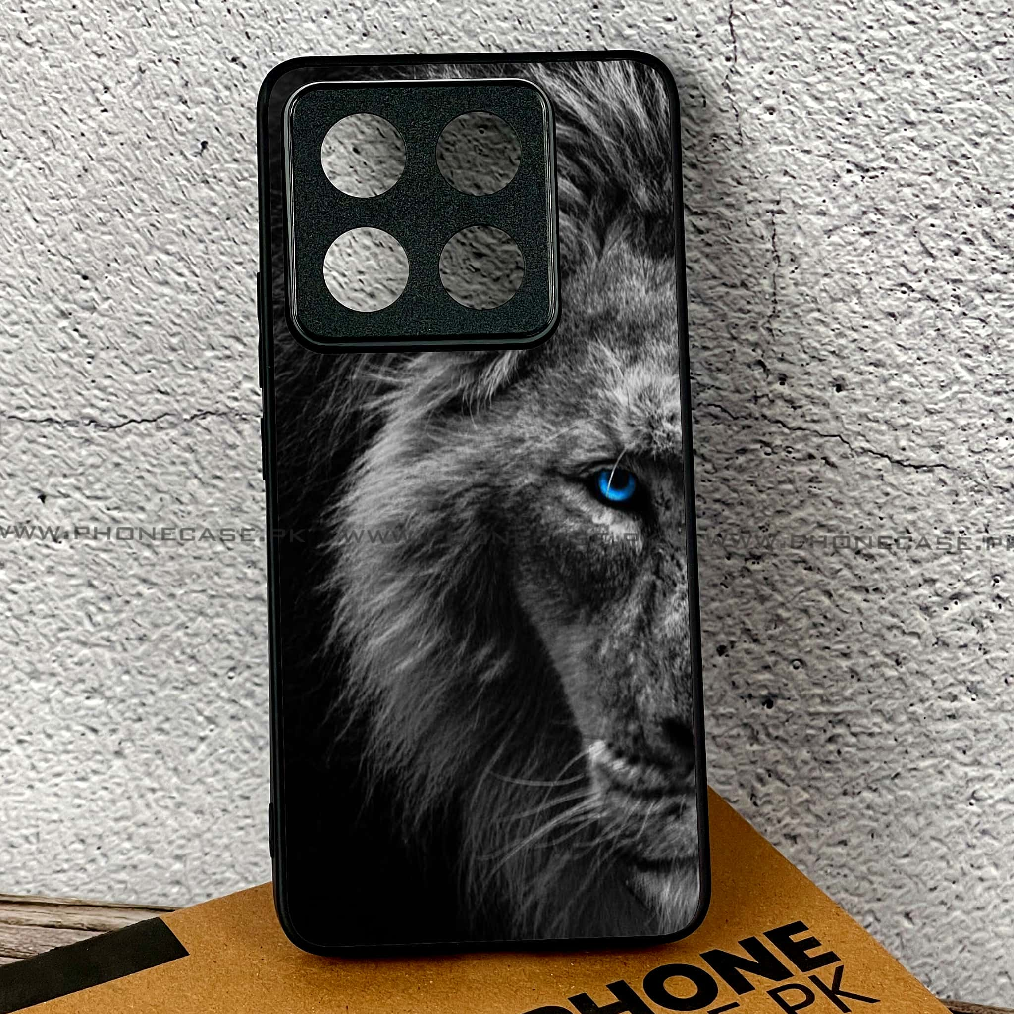 Xiaomi 14T - Tiger Series - Premium Printed Glass soft Bumper shock Proof Case