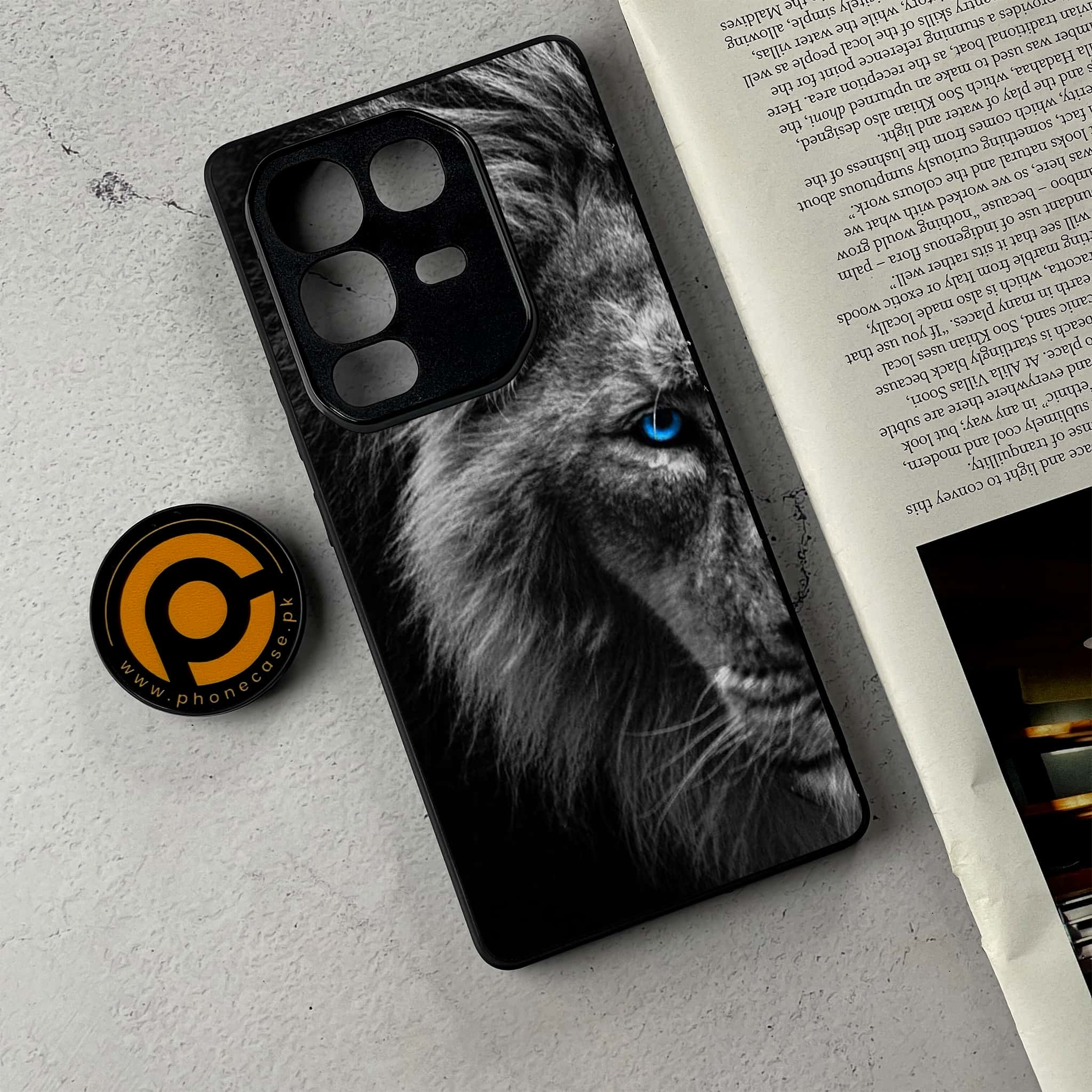 Infinix Note 50 - Tiger Series - Premium Metal Printed Soft Bumper Shockproof Case