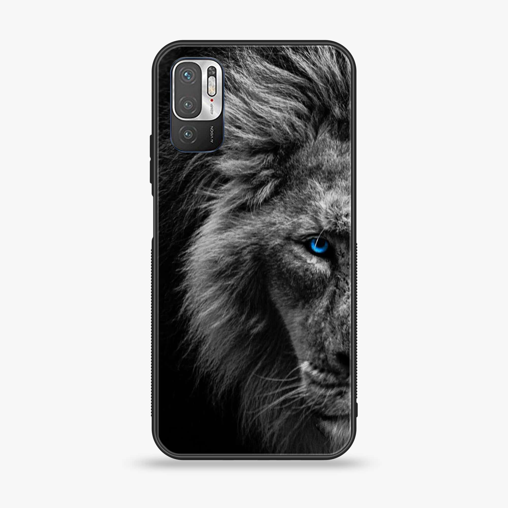 Xiaomi Redmi Note 10 5G - Tiger Series - Premium Printed Glass soft Bumper shock Proof Case