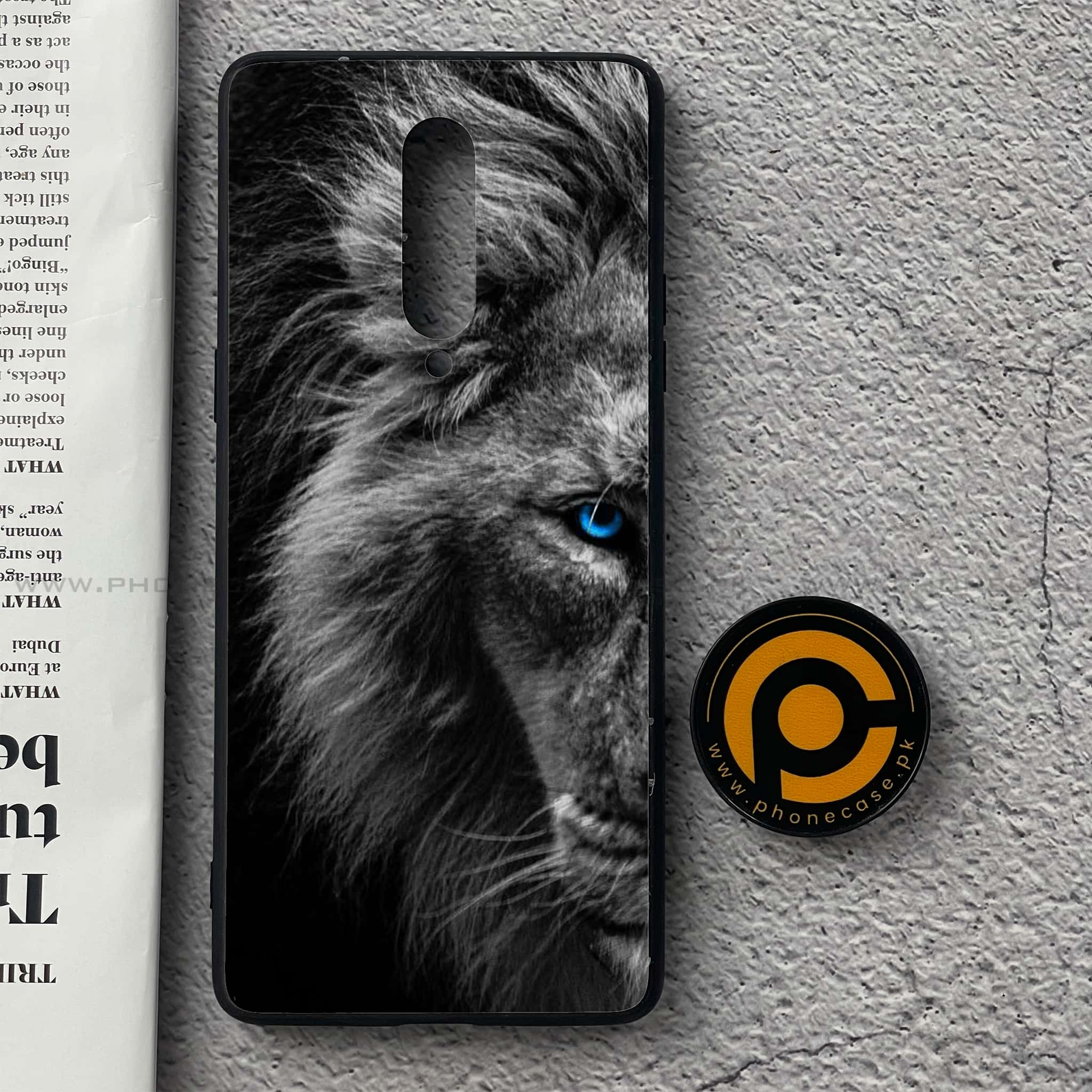 OnePlus 8 - Tiger Art  Series - Premium Printed Glass soft Bumper shock Proof Case