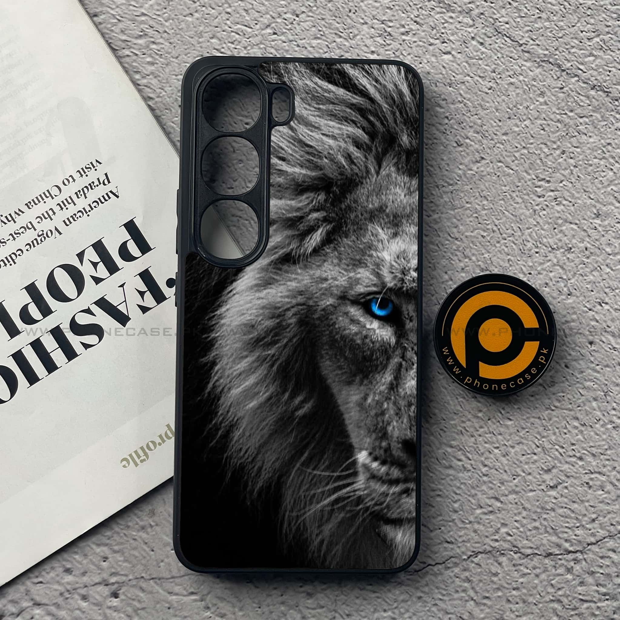 Vivo Y200 4G - Tiger Series - Premium Metal Printed soft Bumper Shock Proof Case