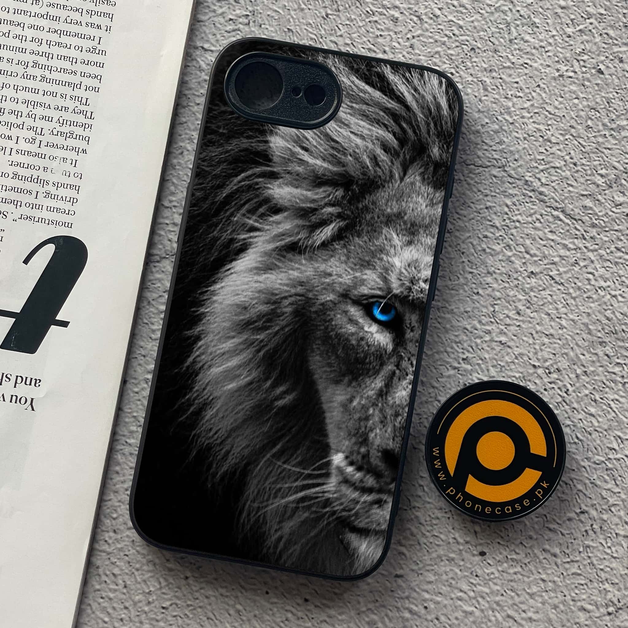 iPhone 16e - Tiger Series - Premium Metal  Printed soft Bumper shock Proof Case