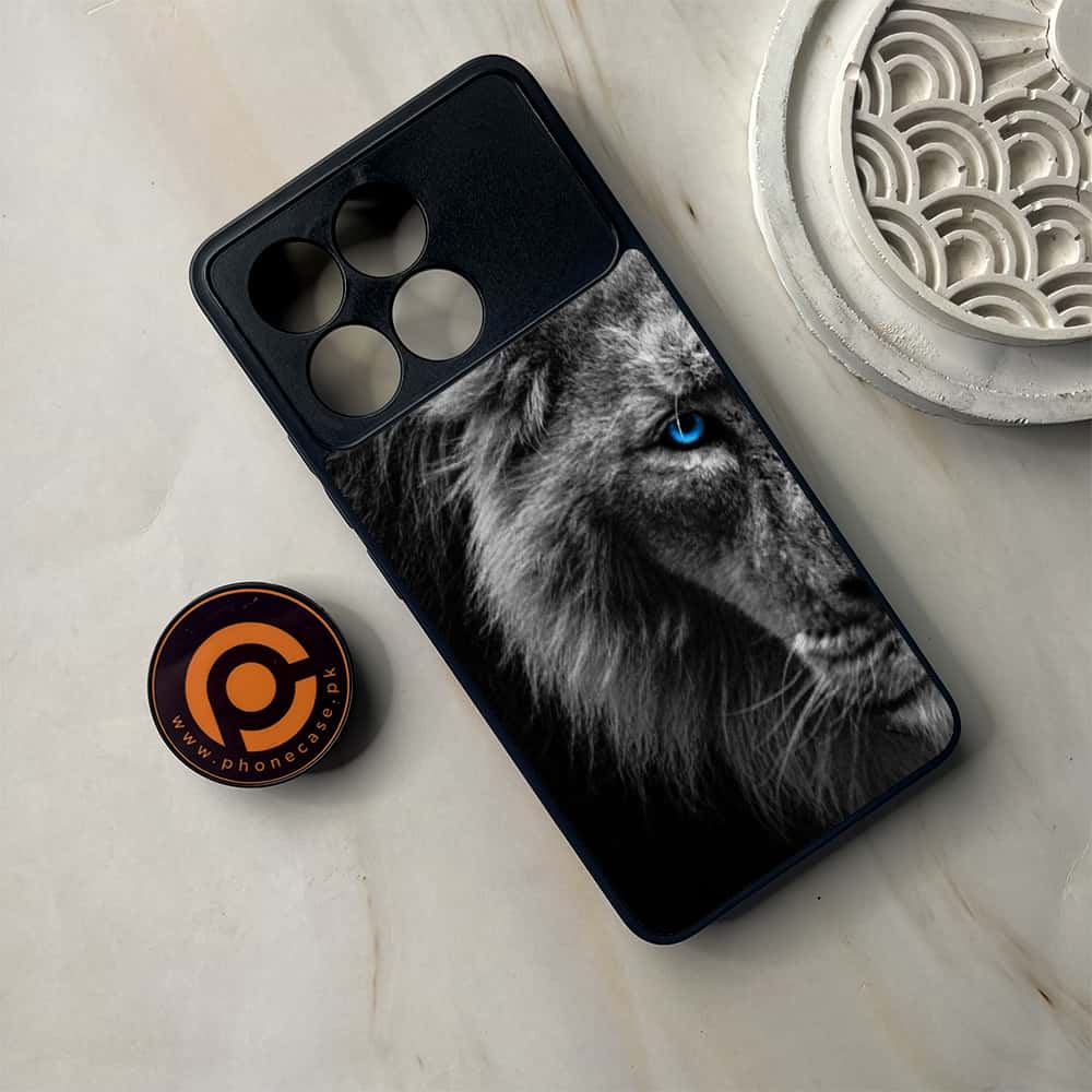 Xiaomi Poco F6 Pro - Tiger Series - Premium Metal Printed soft Bumper shock Proof Case