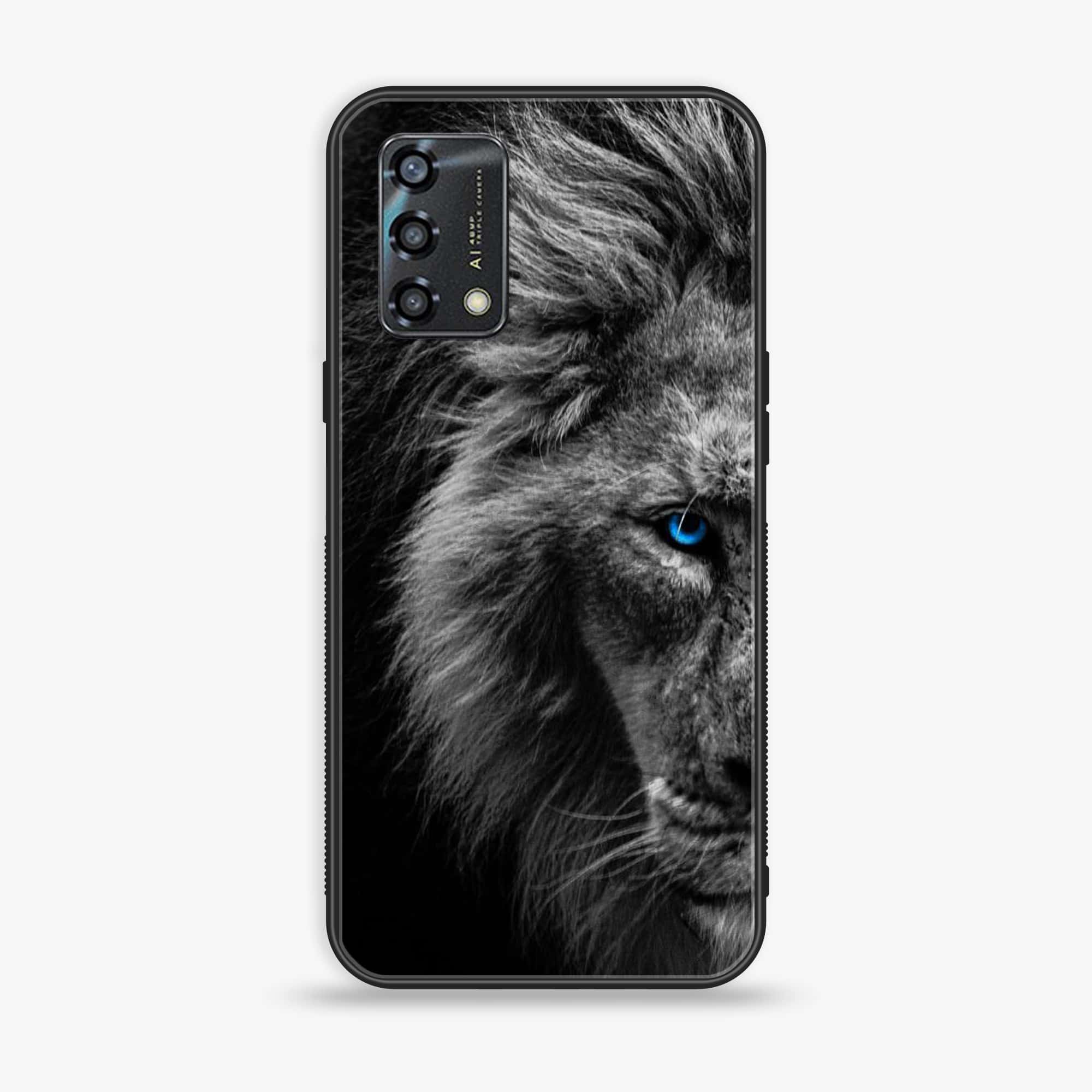 Oppo A95 - Tiger Art Series - Premium Printed Glass soft Bumper shock Proof Case