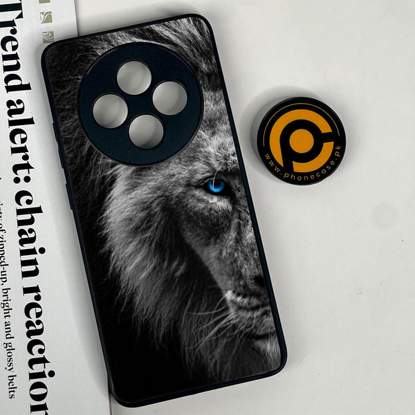 Oppo Reno 12F 4G - Tiger Design 8 - Premium Printed Glass soft Bumper shock Proof Case CS-21364