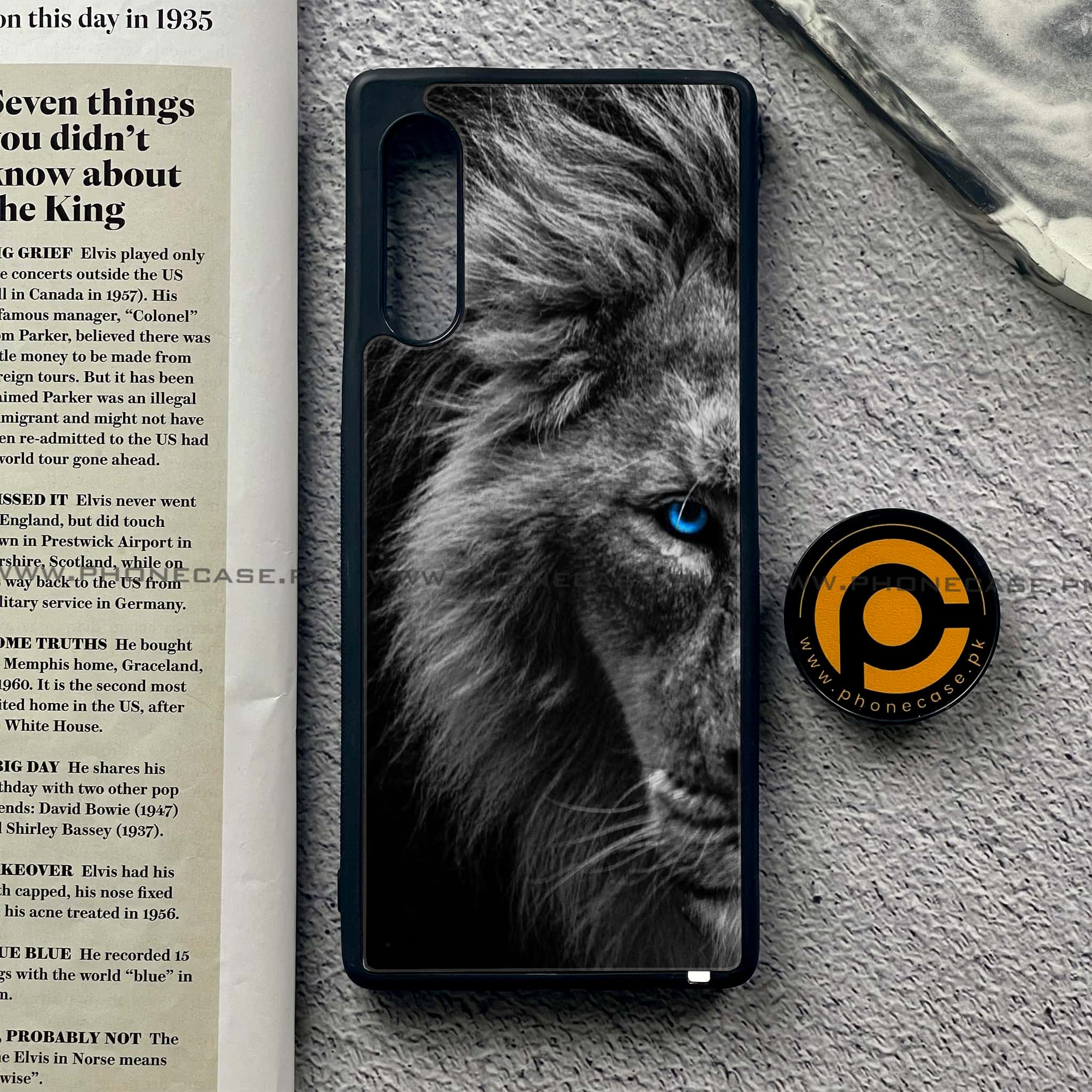 LG G9 - Tiger Series - Premium Metal Printed soft Bumper shock Proof Case