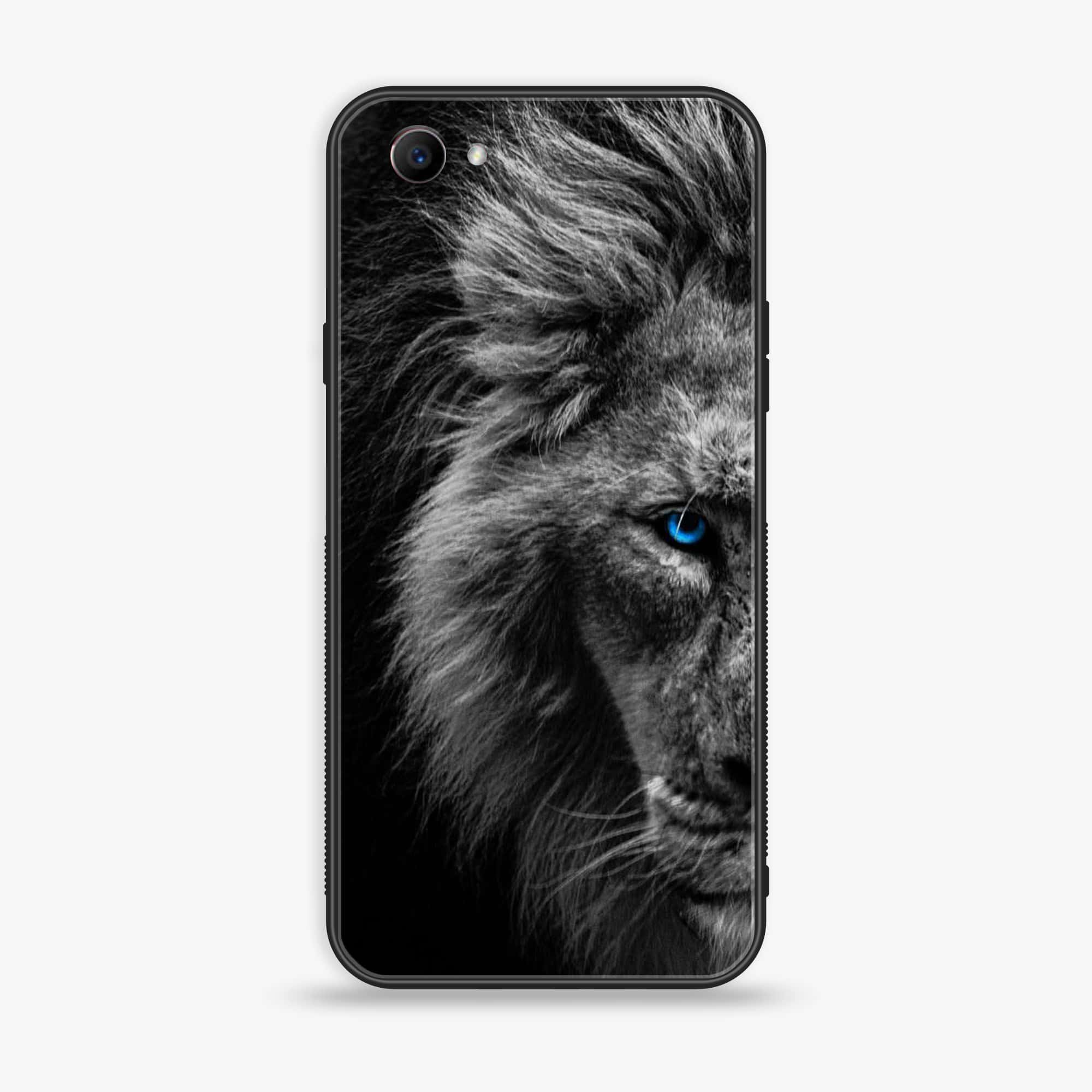 Oppo F7 Youth - Tiger Series - Premium Printed Glass soft Bumper shock Proof Case