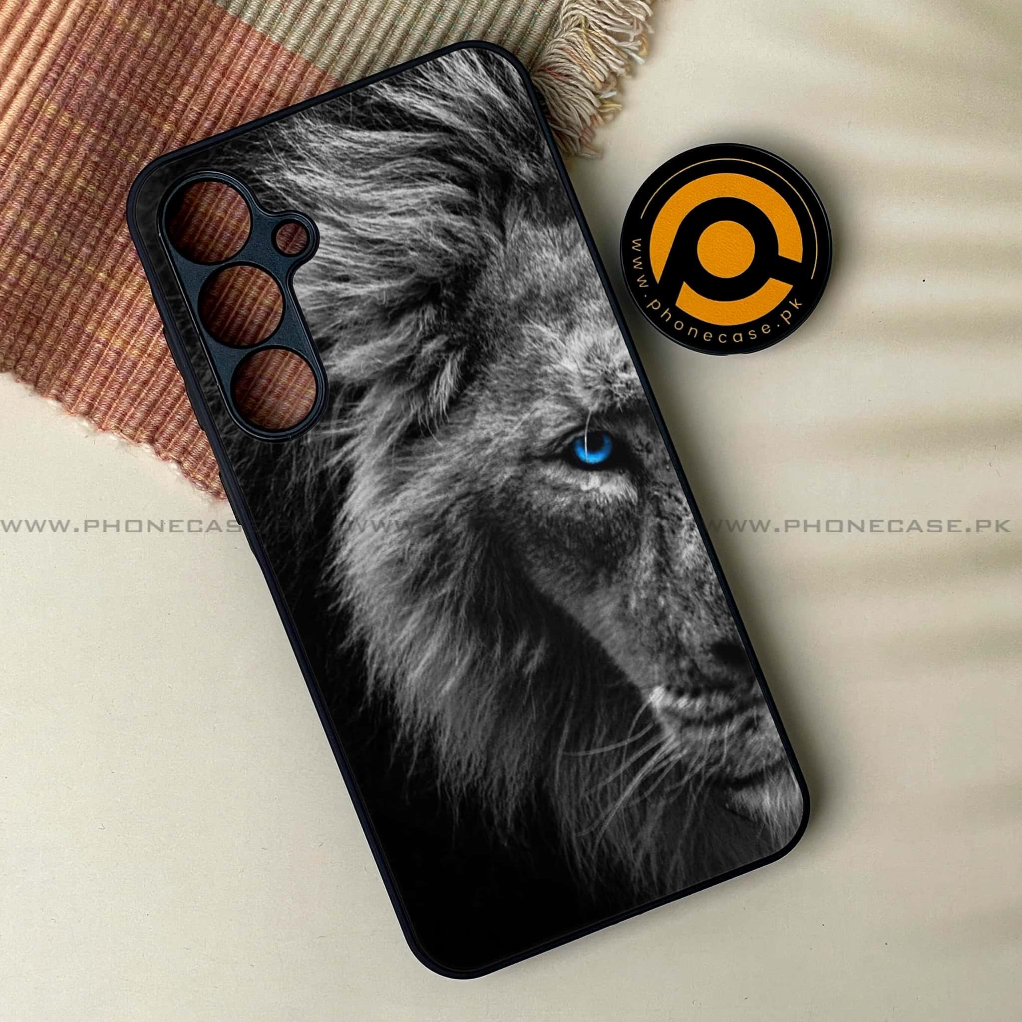 Samsung Galaxy S24 FE - Tiger Series - Premium Metal Printed soft Bumper shock Proof Case