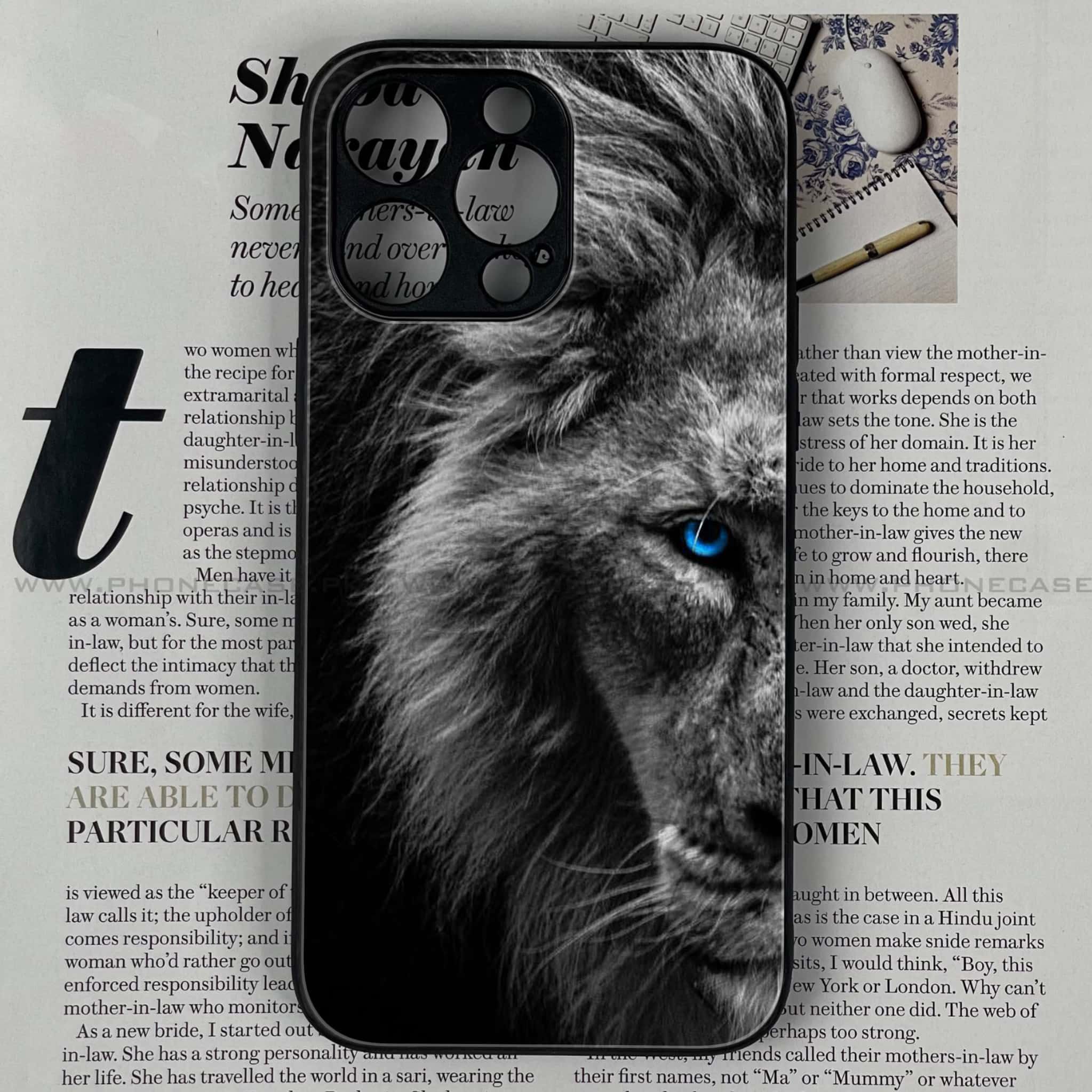 iPhone 12 Pro Max  - Tiger Art Series - Premium Printed Glass soft Bumper shock Proof Case