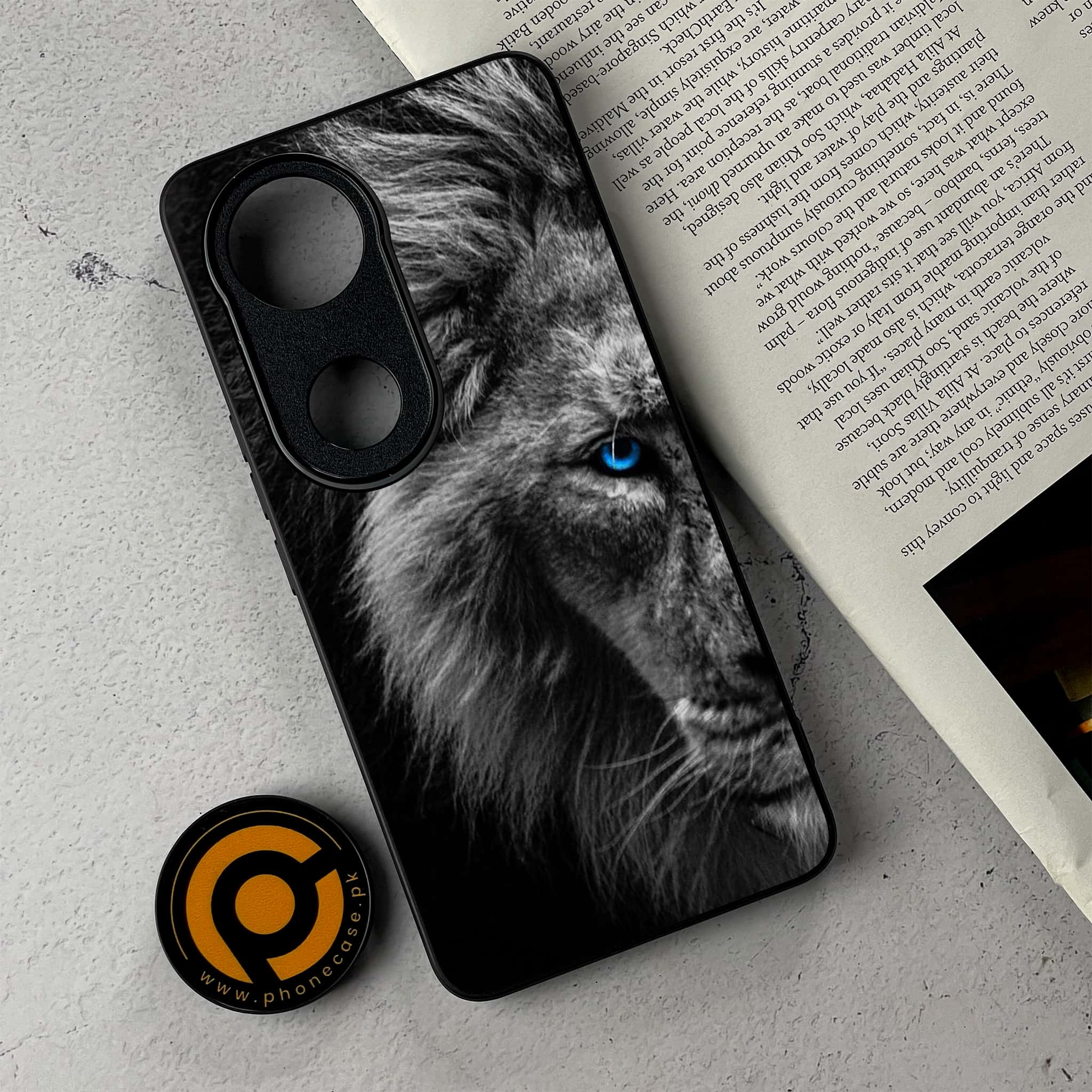 Vivo V50 -  Tiger Series - Premium Metal Printed Soft Bumper Shockproof Case