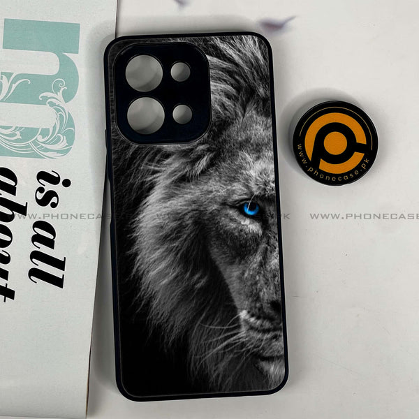 Vivo Y28 - Tiger Design 8 - Premium Printed Glass soft Bumper shock Proof Case CS-24561