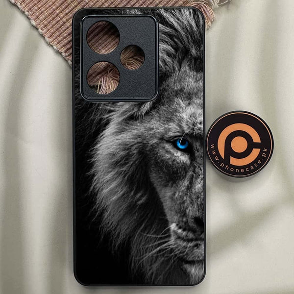 Realme GT 7T - Tiger Design 8- Premium Metal Printed soft Bumper shock Proof Case CS-51090