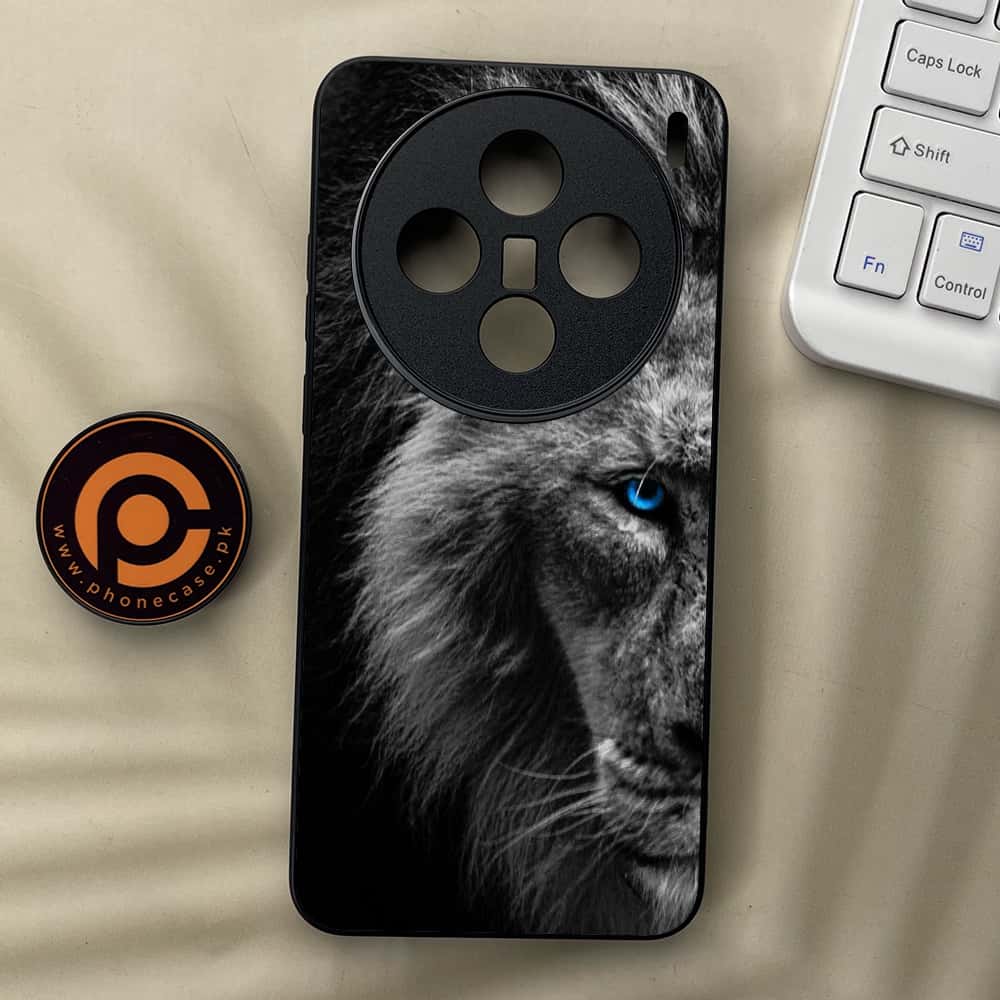 Vivo X200 - Tiger Series - Premium Metal  Printed soft Bumper shock Proof Case