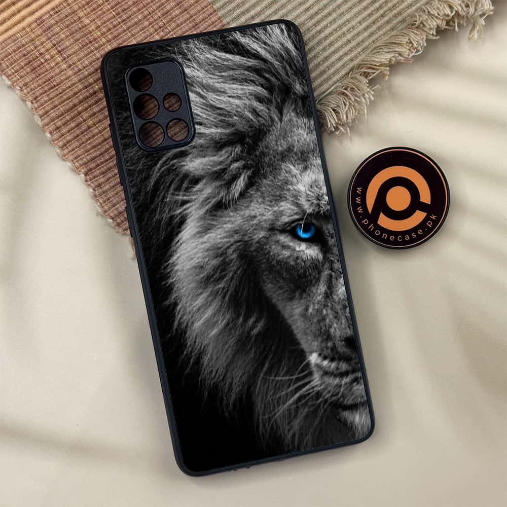 Samsung Galaxy A71 -  Tiger Art Series - Premium Metal Printed soft Bumper shock Proof Case