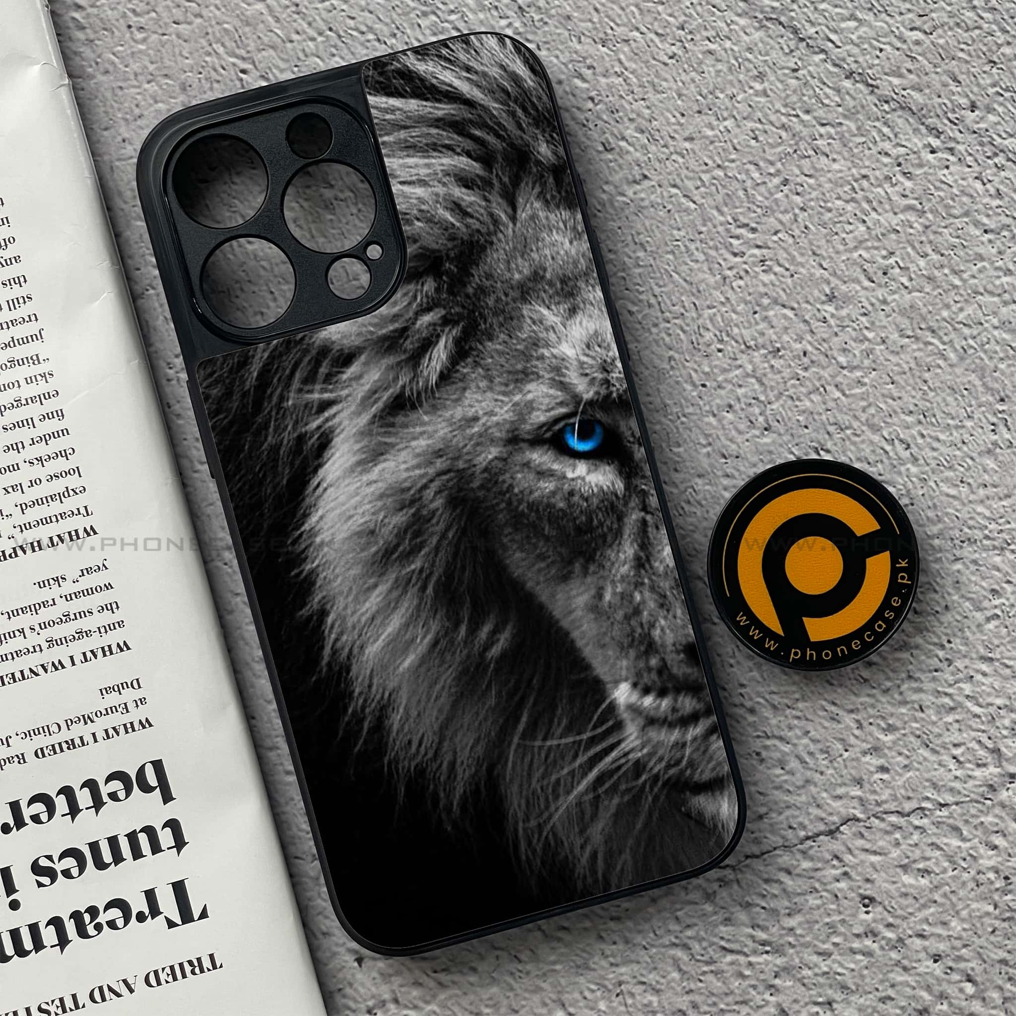 iPhone 15 Pro - Tiger Series - Premium Metal Printed soft Bumper shock Proof Case