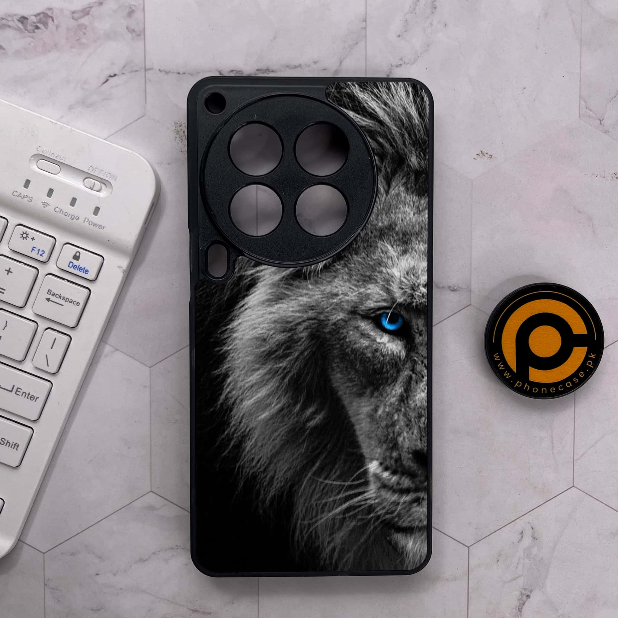 Tecno Camon 30 Premier - Tiger Series - Premium Metal Printed soft Bumper shock Proof Case