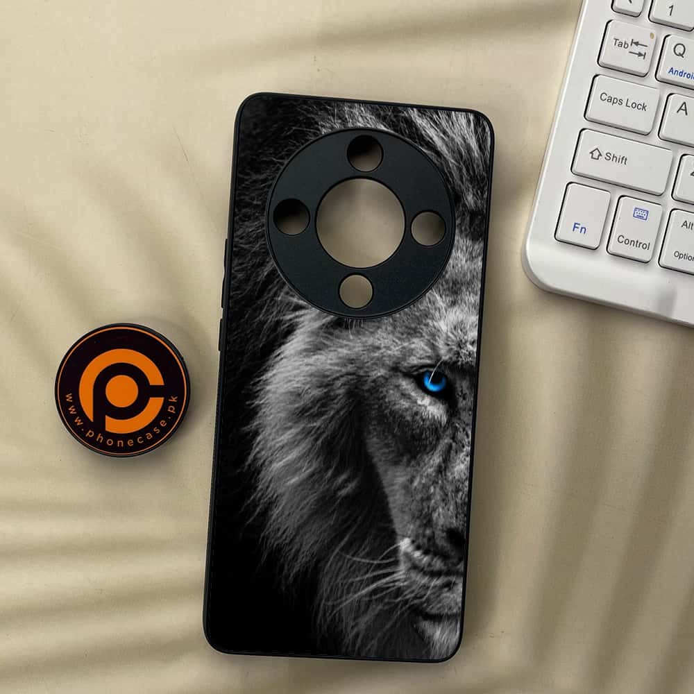 HONOR X9b 5G - Tiger Series - Premium Metal  Printed soft Bumper shock Proof Case