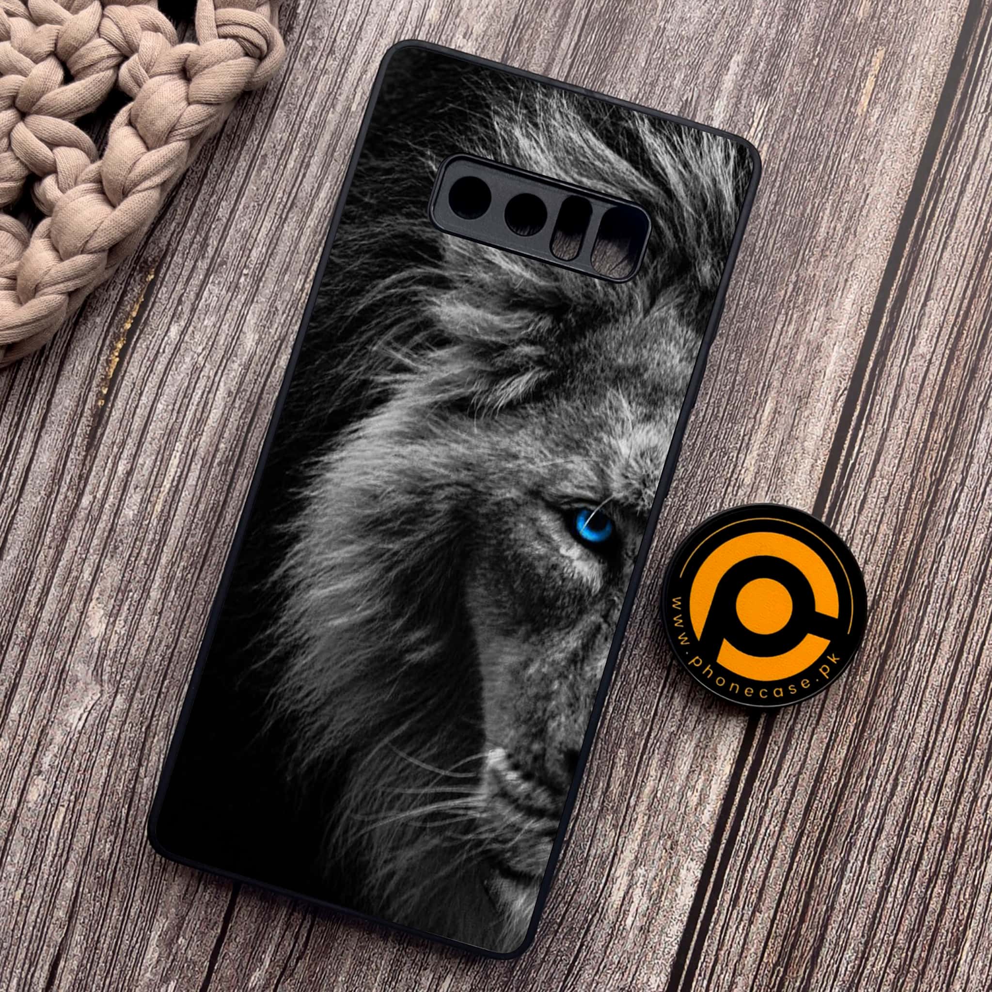 Samsung Galaxy Note 8 Tiger Art  Series Premium Metal Printed soft Bumper shock Proof Case