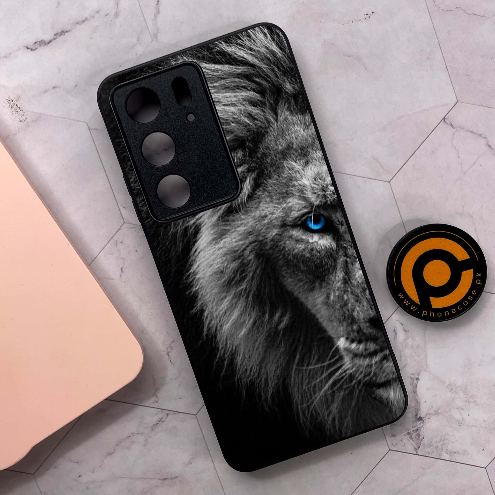 Realme C75x 4G - Tiger Series - Premium Metal Printed soft Bumper shock Proof Case