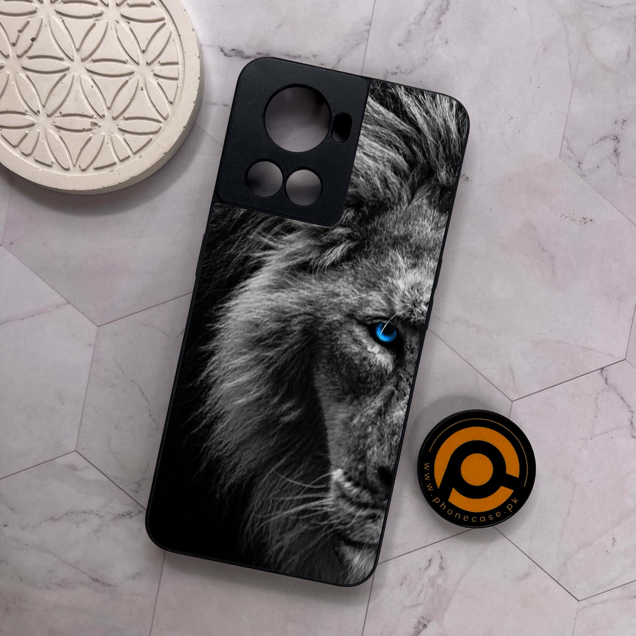 OnePlus 10R -   Tiger Series -  Premium Metal Printed soft Bumper shock Proof Case