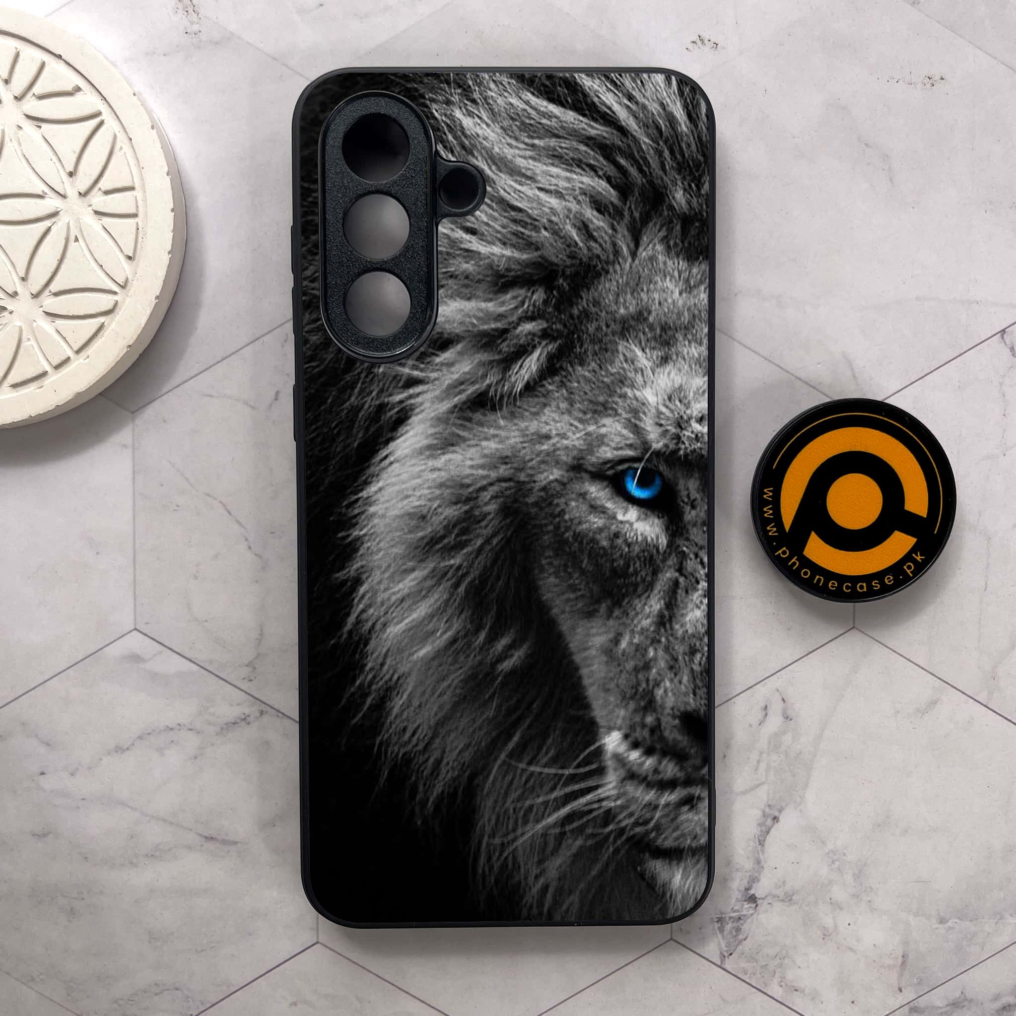 Samsung Galaxy A26 5G - Tiger Series - Premium Metal Printed soft Bumper shock Proof Case