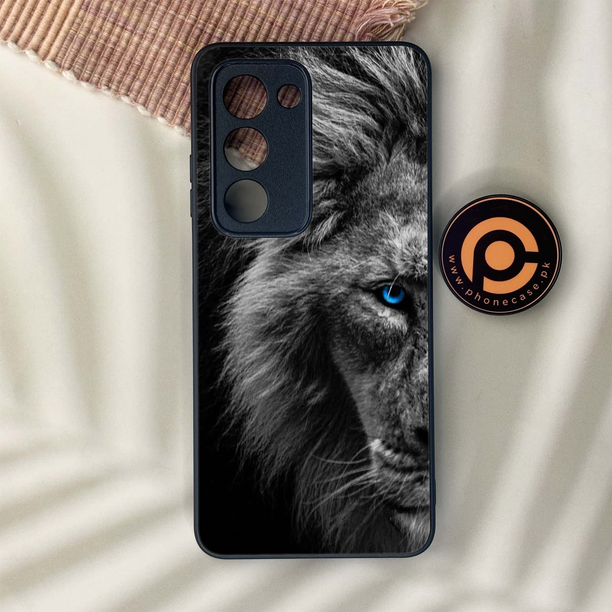 Oppo A5 2025 - Tiger Series - Premium Metal Printed soft Bumper shock Proof Case