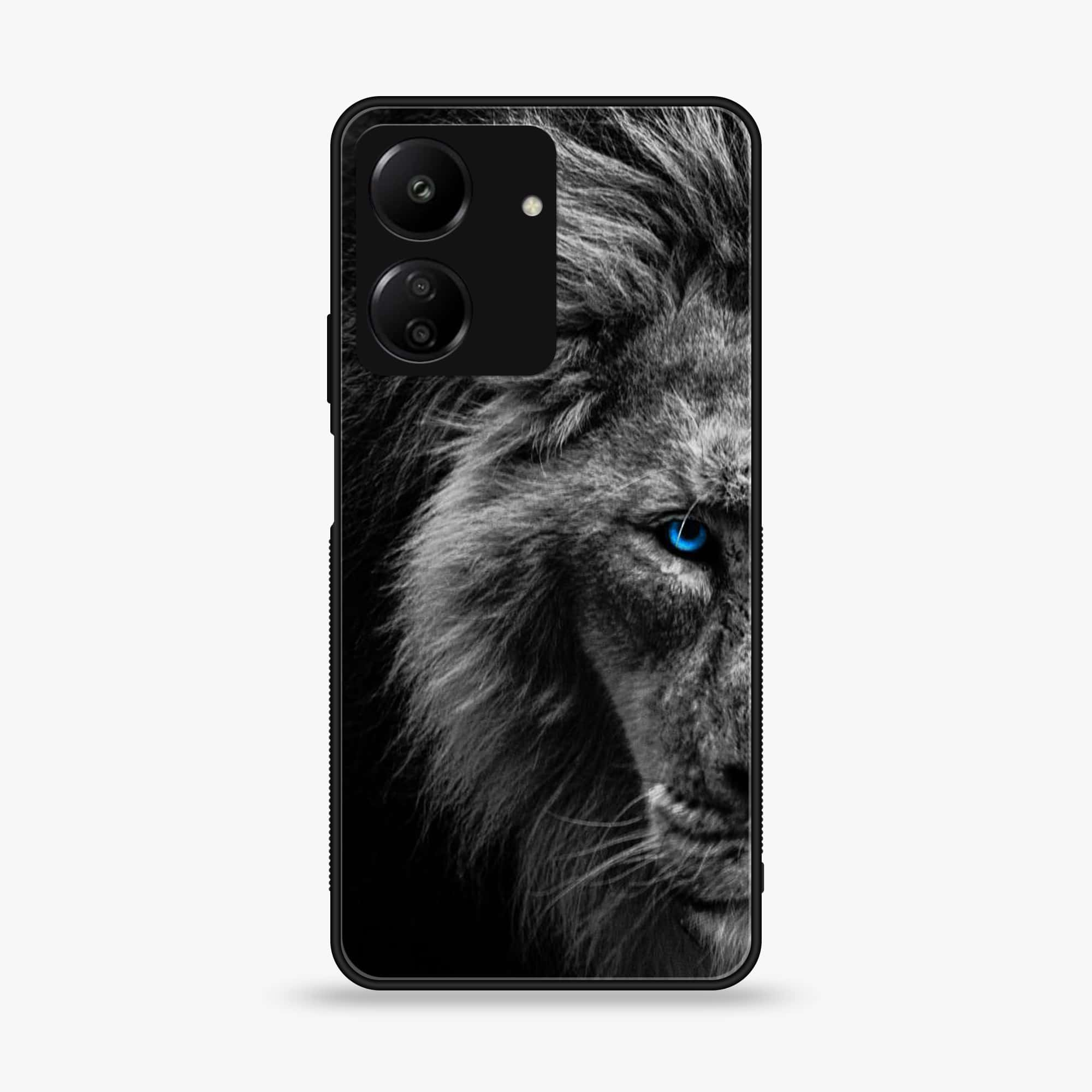 Xiaomi Poco C65 - Tiger Series - Premium Printed Glass soft Bumper shock Proof Case