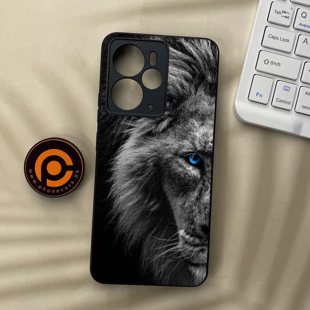 Realme 14 5G - Tiger Series - Premium Metal Printed soft Bumper Shock Proof Case