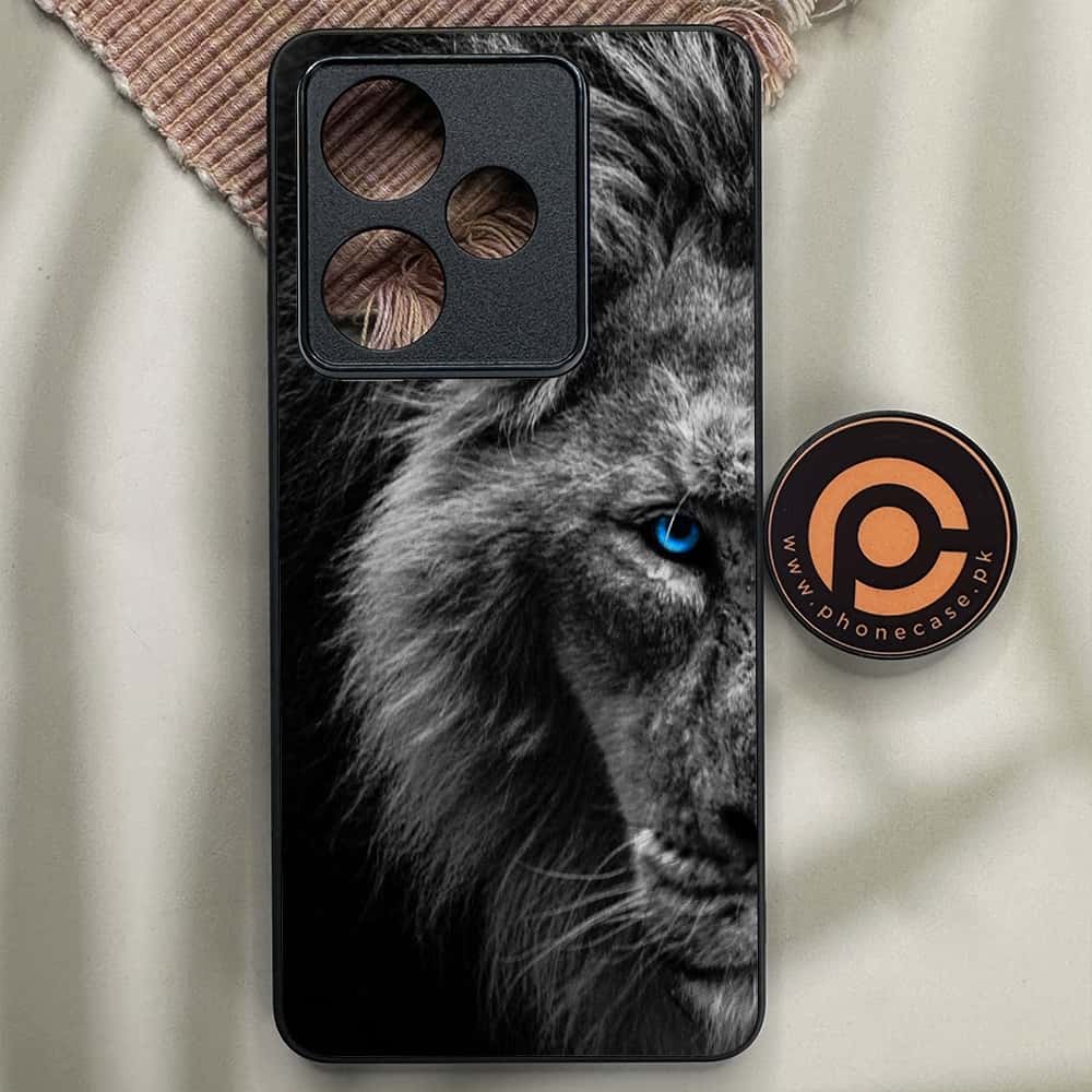 Realme GT 7 - Tiger Series - Premium Metal Printed soft Bumper shock Proof Case