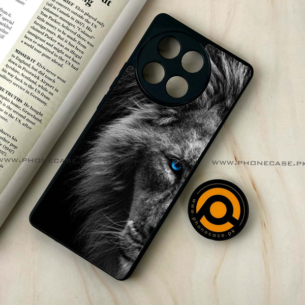 Tecno Camon 30s - Tiger Design 8 - Premium Printed Glass soft Bumper shock Proof Case CS-22067