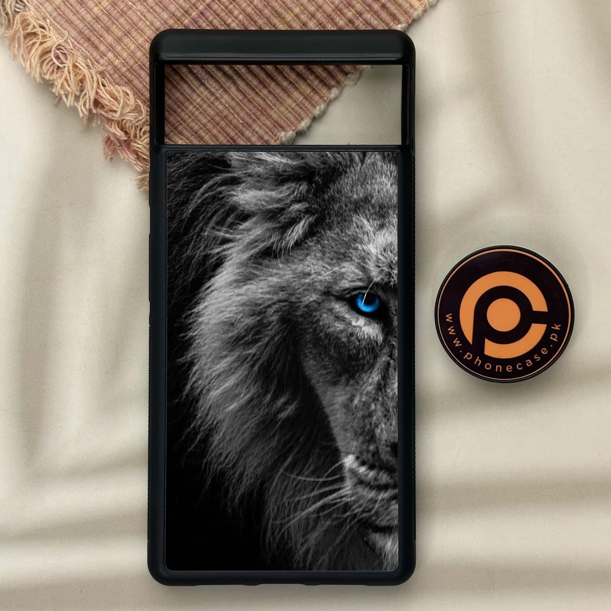 Google Pixel 6 - Tiger Series - Premium Metal Printed soft Bumper Shock Proof Case