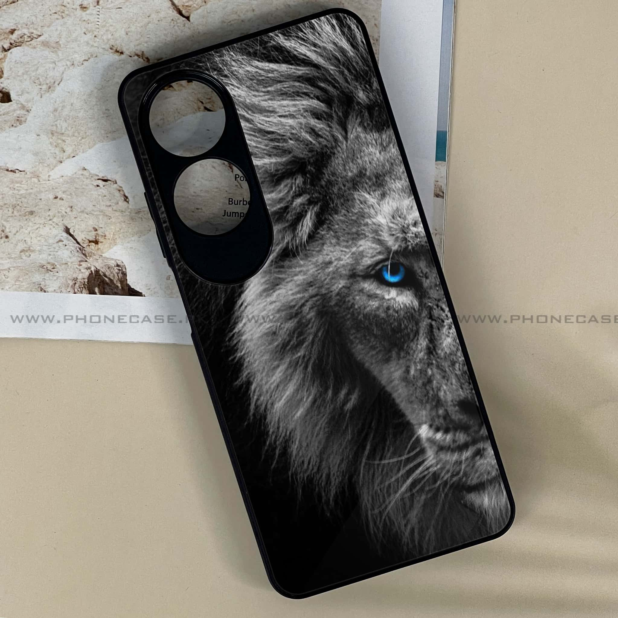 Oppo A60 - Tiger Series - Premium Printed Metal soft Bumper shock Proof Case