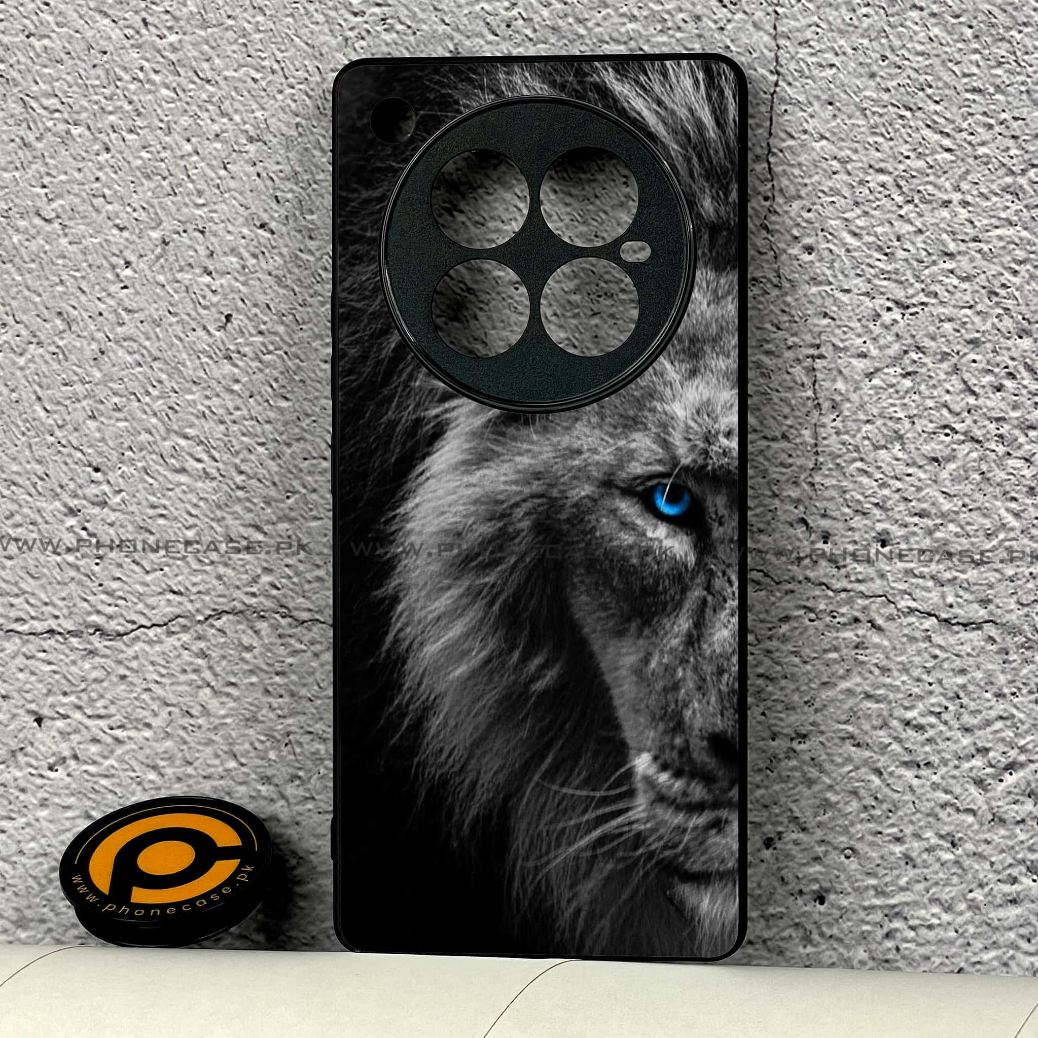 Infinix Zero 40 - Tiger Series - Premium Printed Glass soft Bumper shock Proof Case