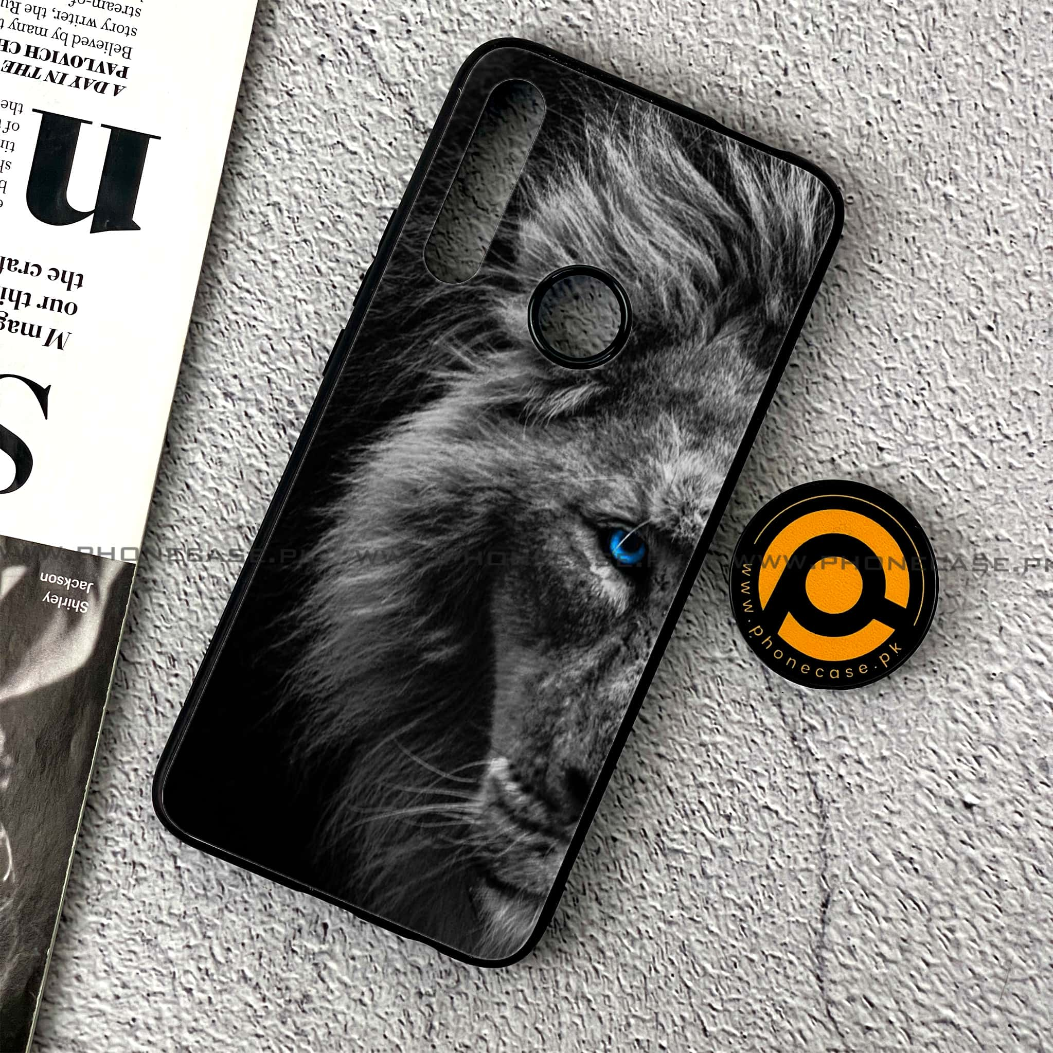 Huawei Y9 Prime (2019) - Tiger Art Series - Premium Printed Glass soft Bumper shock Proof Case