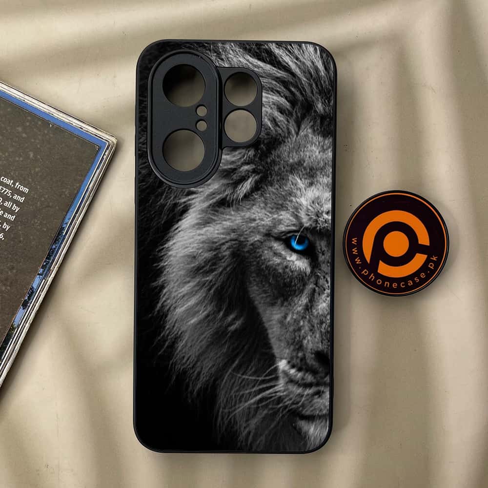 Vivo X200 FE - Tiger Series - Premium Metal Printed soft Bumper Shock Proof Case