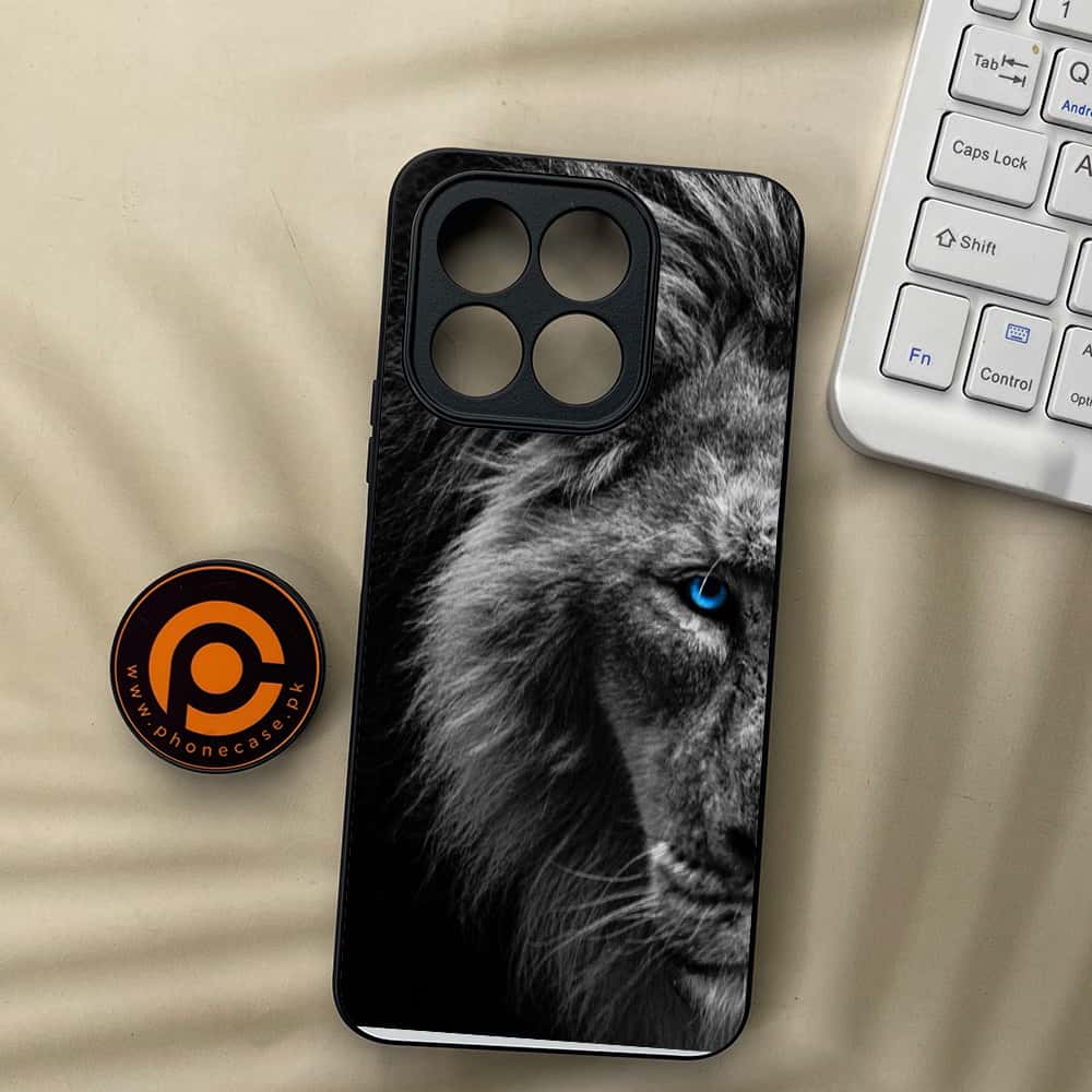 Honor X5b Plus - Tiger Series - Premium Metal  Printed soft Bumper shock Proof Case
